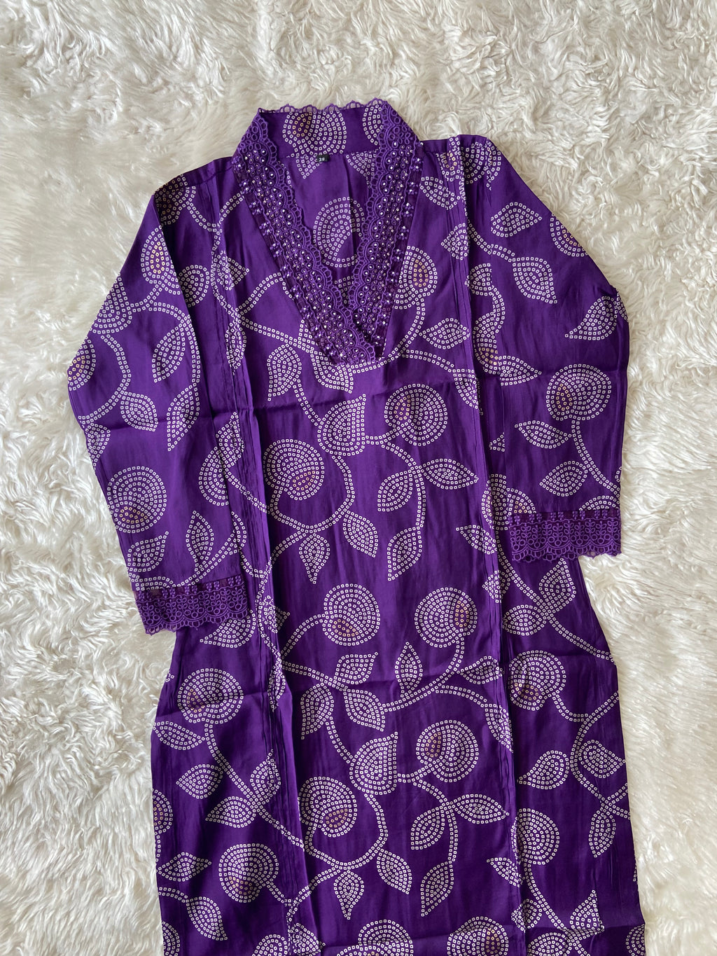 Pure Muslin Silk Kurti Pant Set