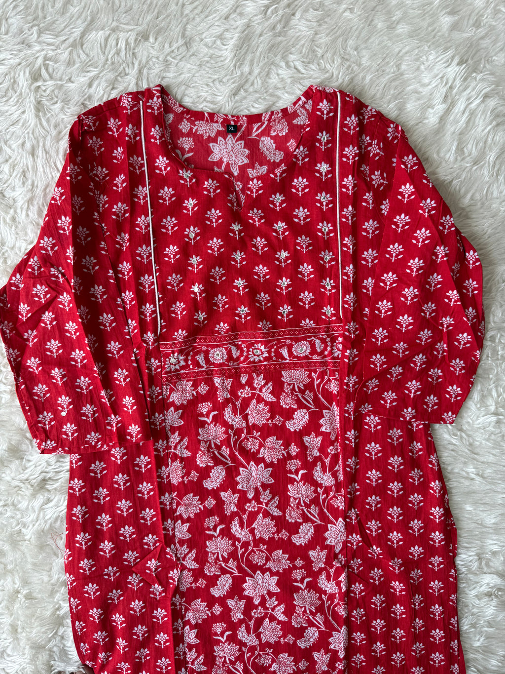 Pure Cotton Kurti Pant Set