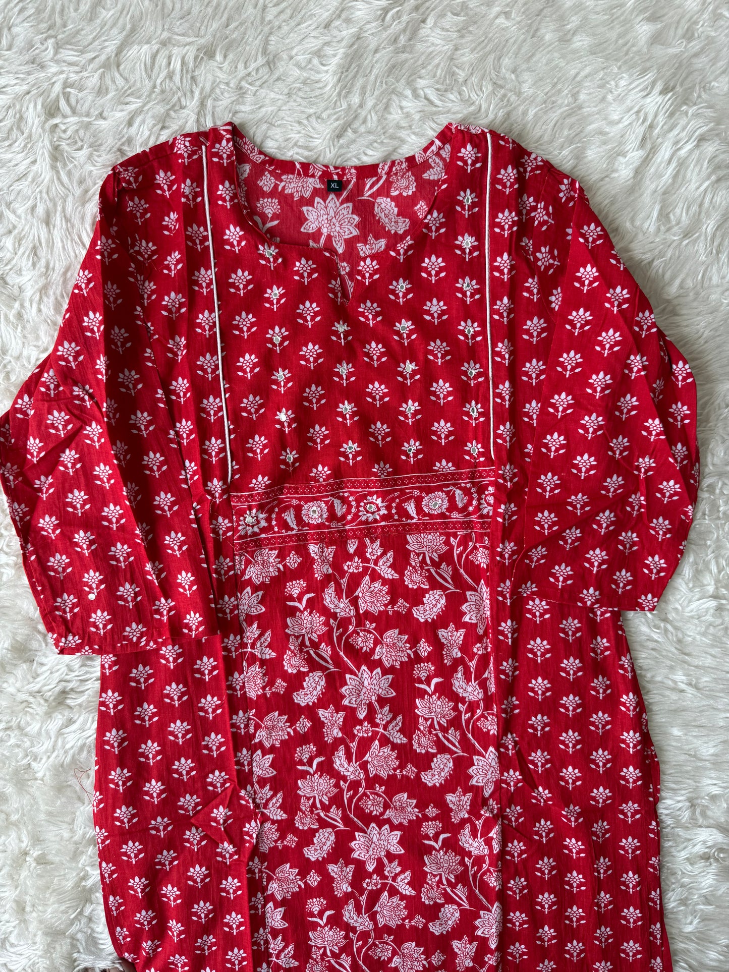 Pure Cotton Kurti Pant Set