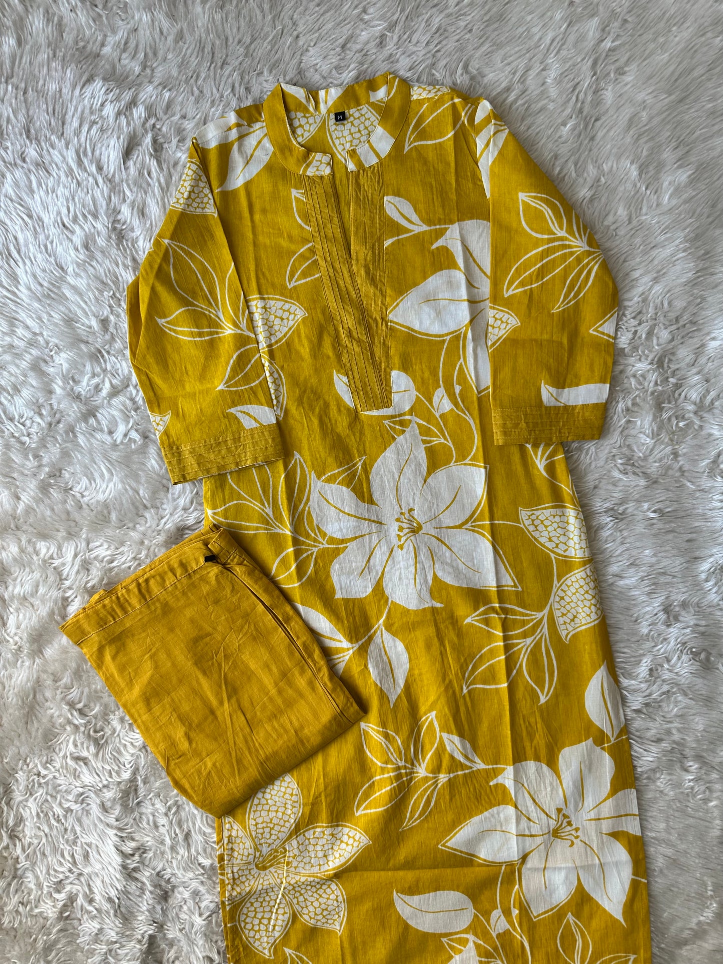 Cotton Kurti Pant Set