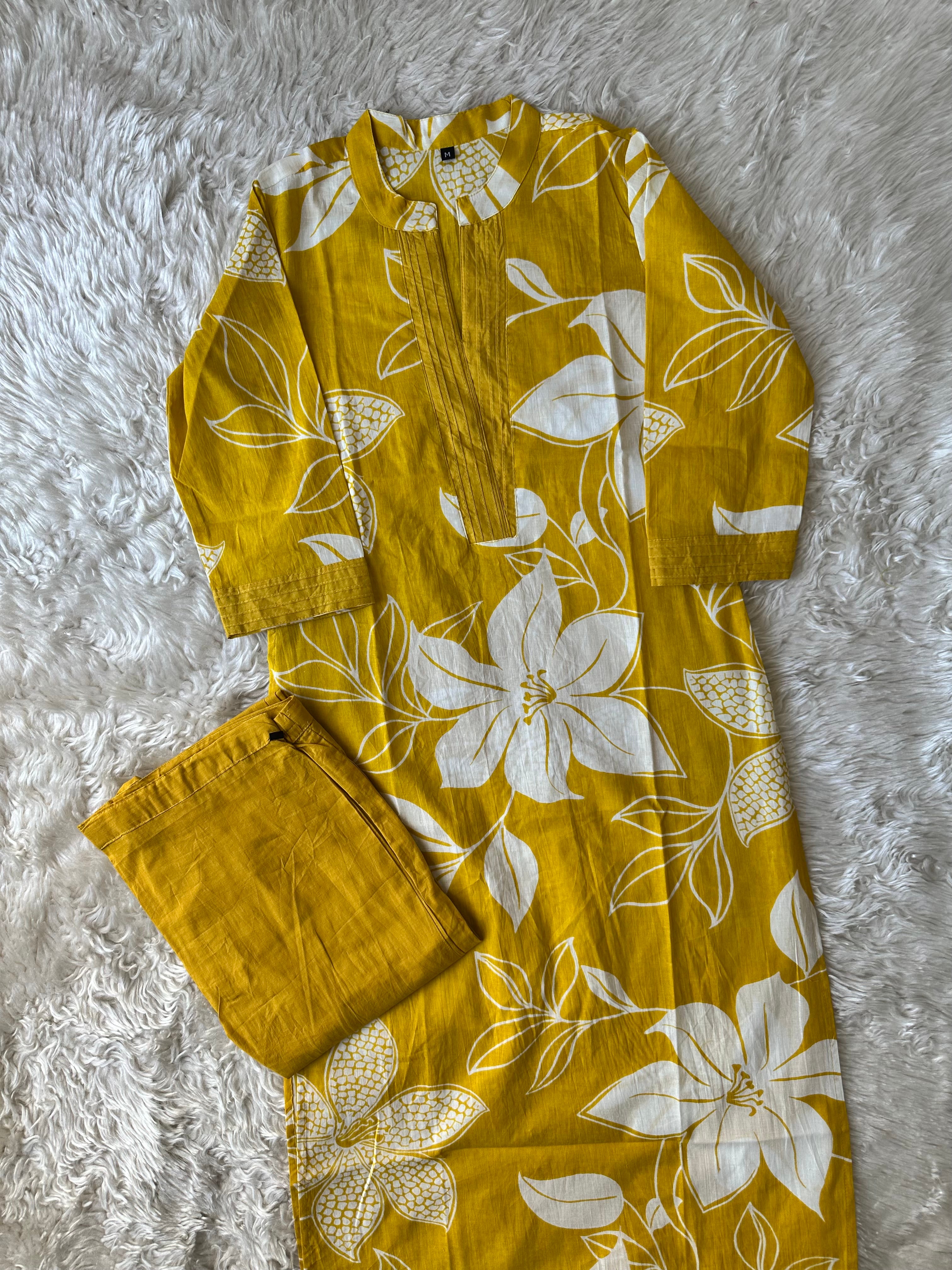 Cotton Kurti Pant Set