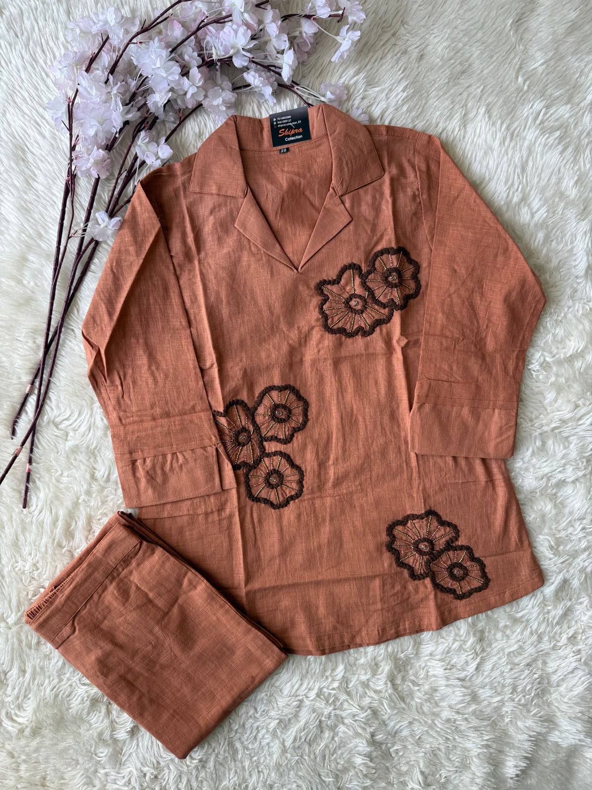Slub Cotton Co-ord Set