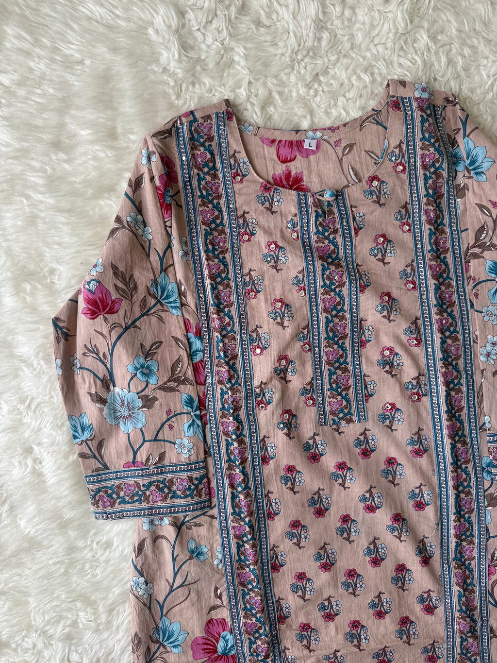 Premium Cotton Kurti Pant Dupatta Set