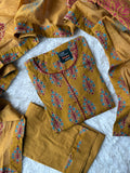 Premium Cotton Kurti Pant Dupatta Set