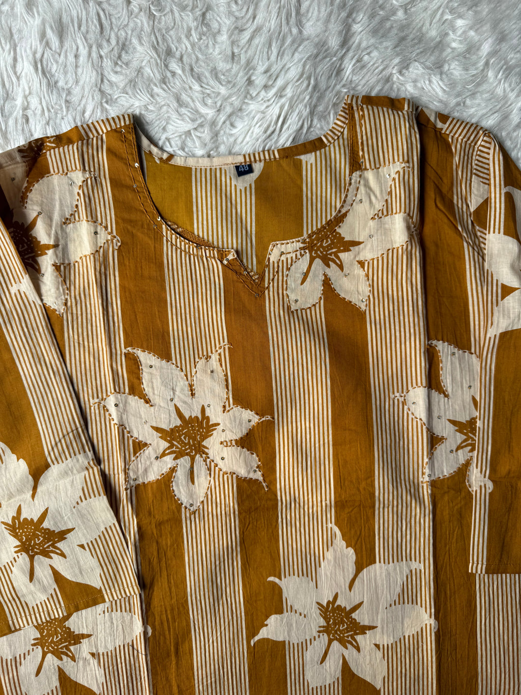 Pure Cotton Kurti Pant Dupatta Set