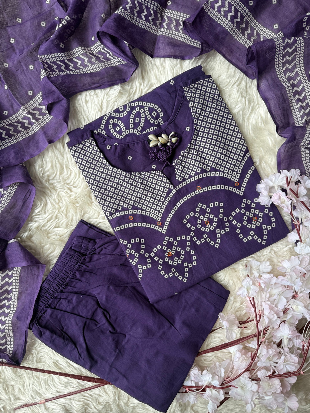 Budget Friendly Kurti Pant Dupatta Set