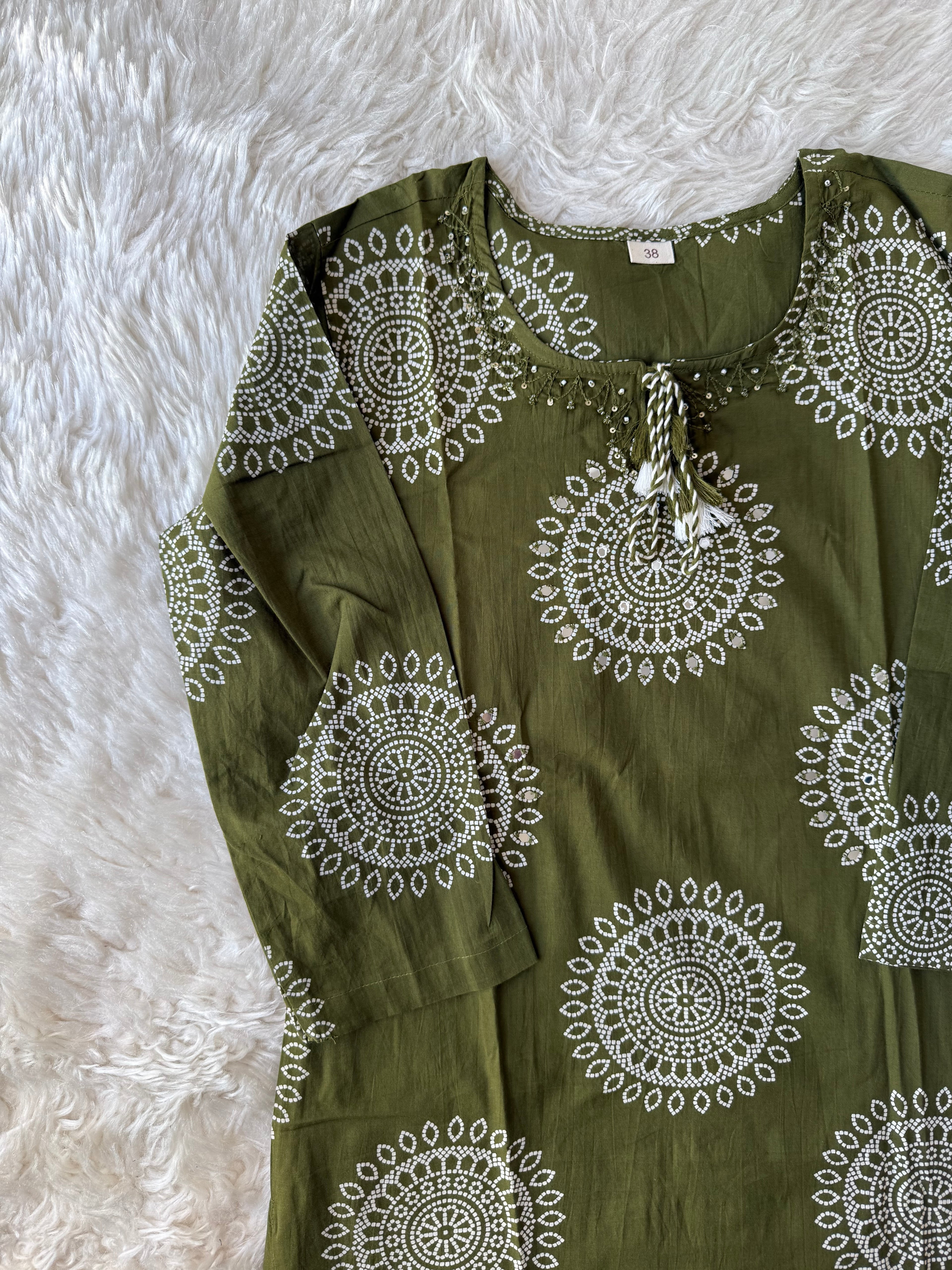 Premium Cotton Kurti Plazo Pant Set
