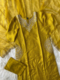 Russian Silk Kurti Pant Dupatta Set