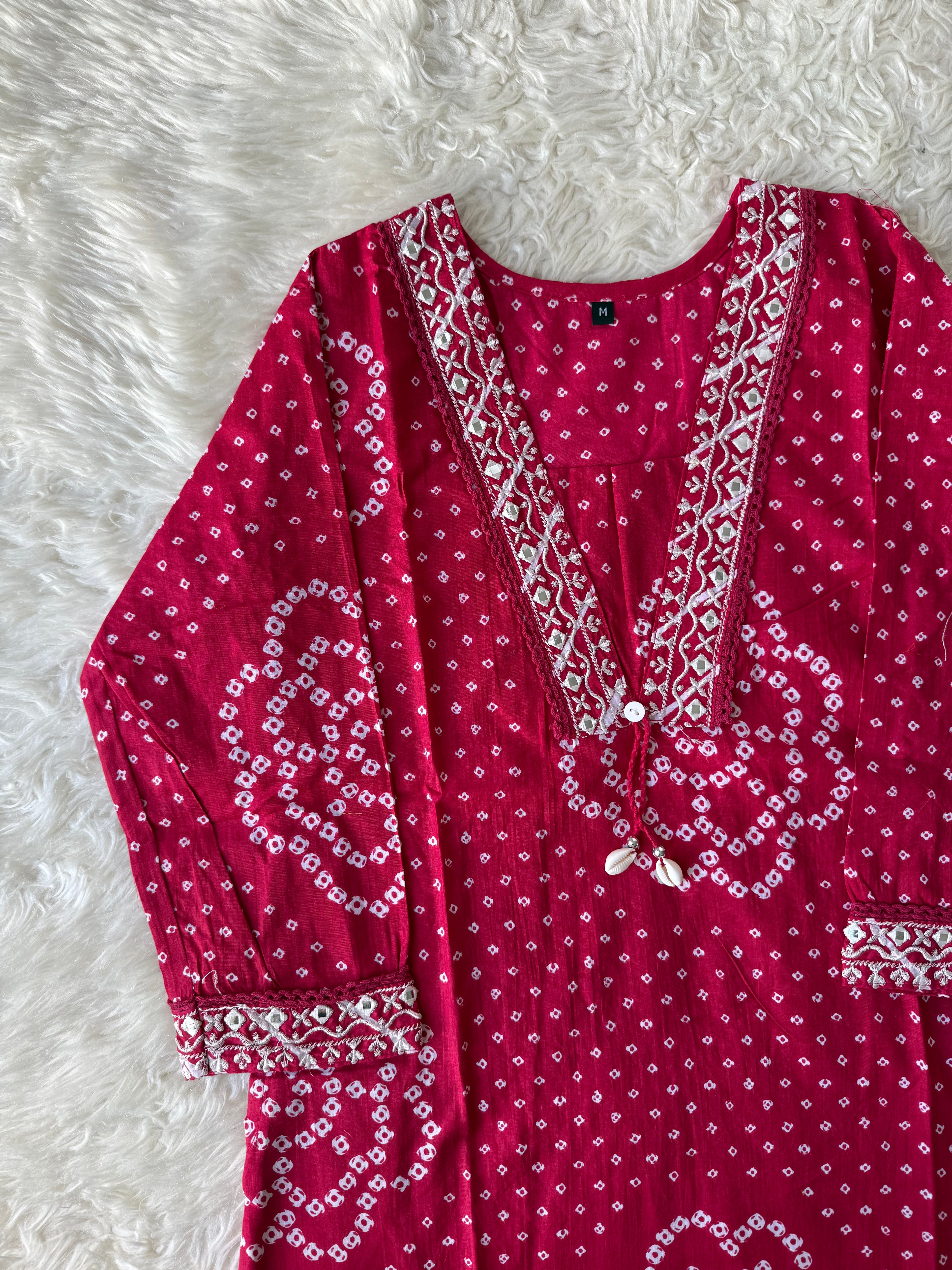 Budget Friendly Kurti Pant Dupatta Set