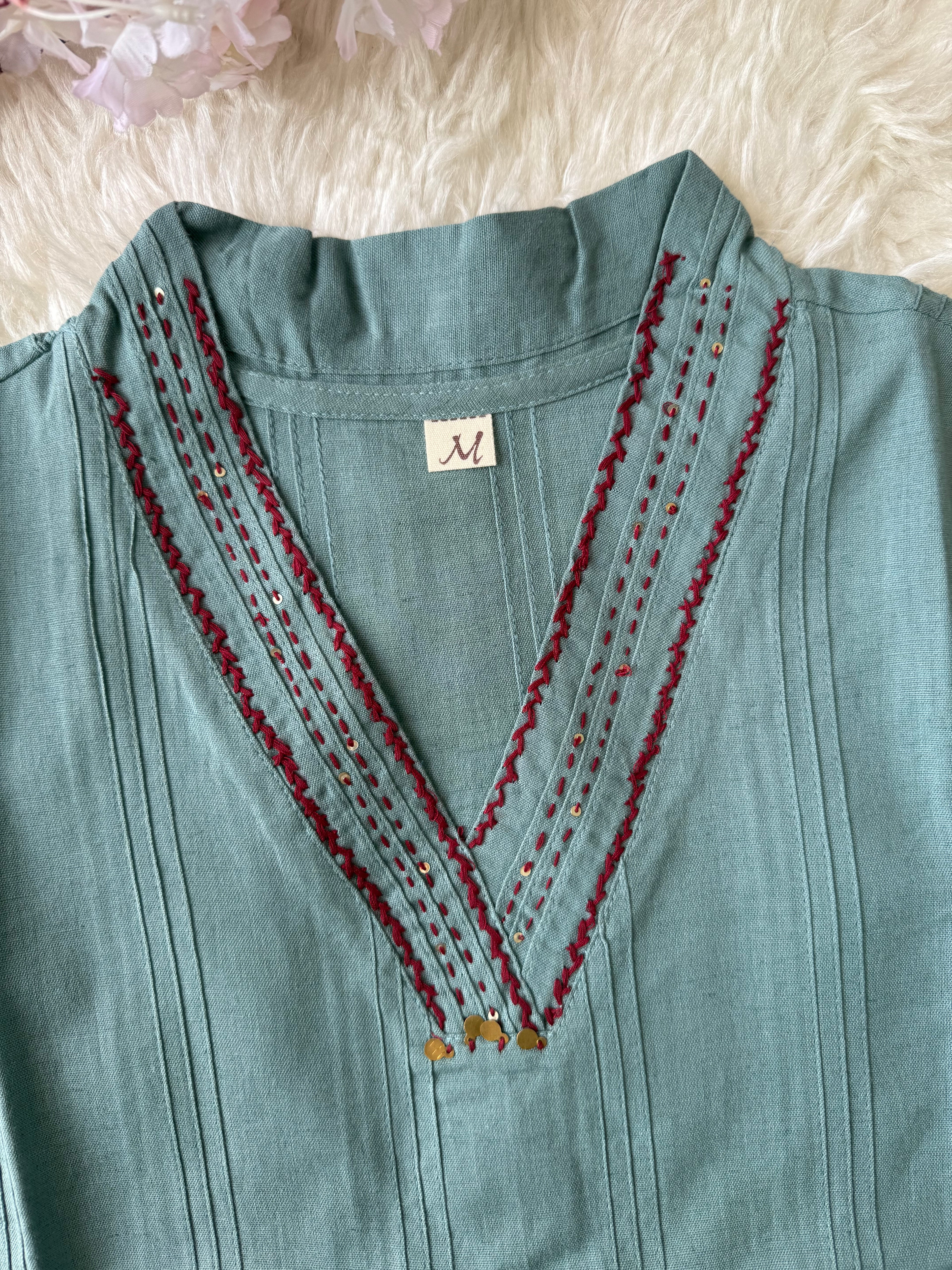 Khadi Cotton Short Kurti