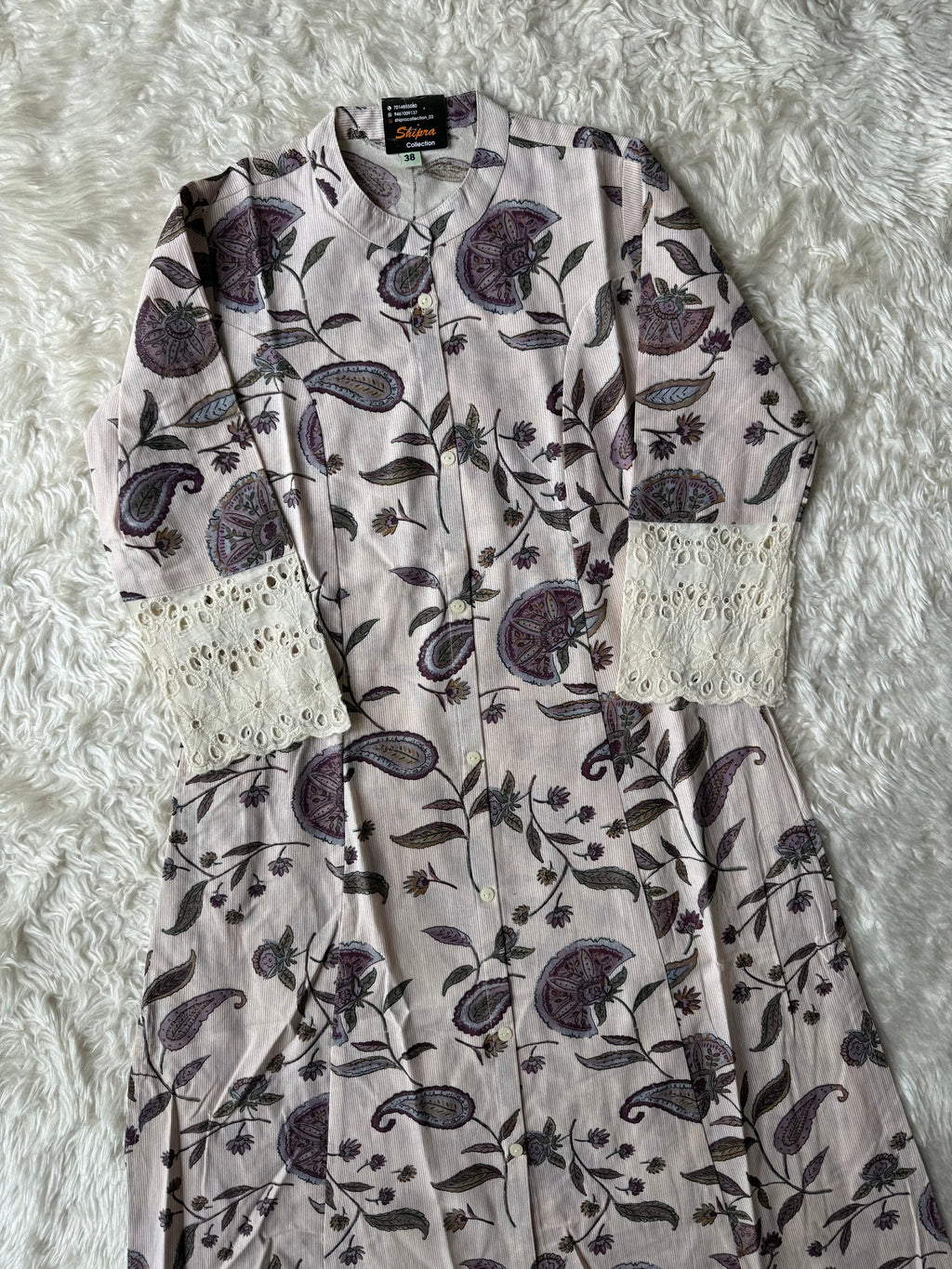 Khadi Cotton Aline kurti