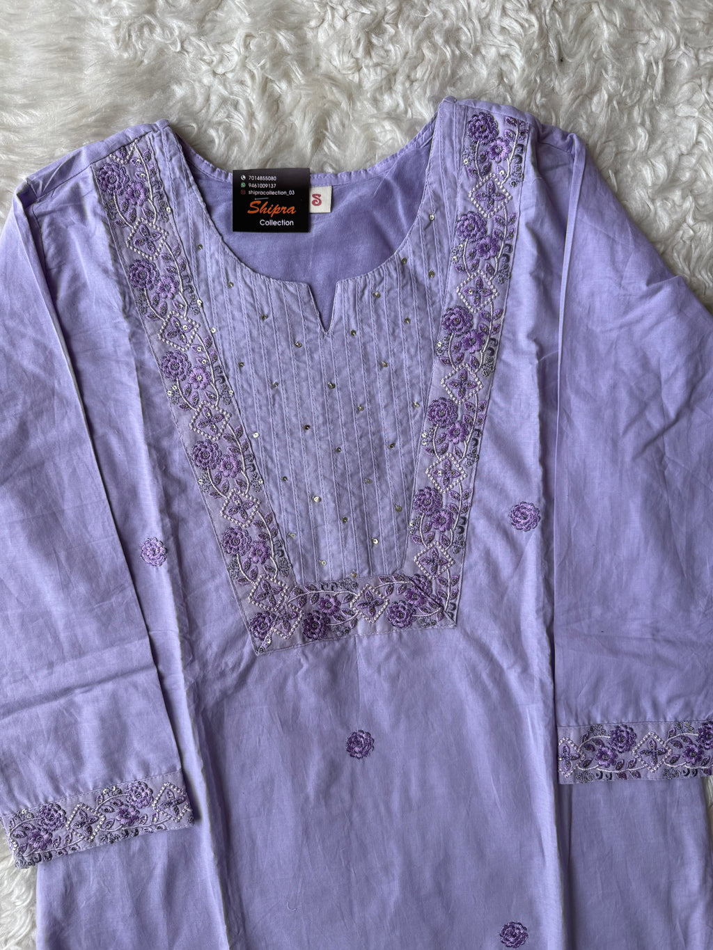 Premium Cotton Kurti Pant Dupatta Set
