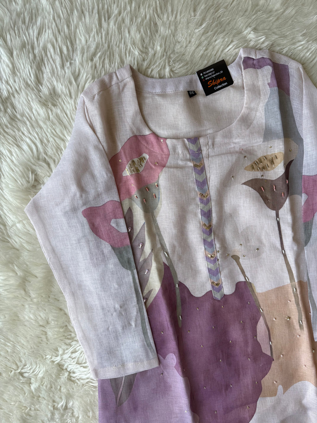 Linen Kurti Pant Dupatta Set