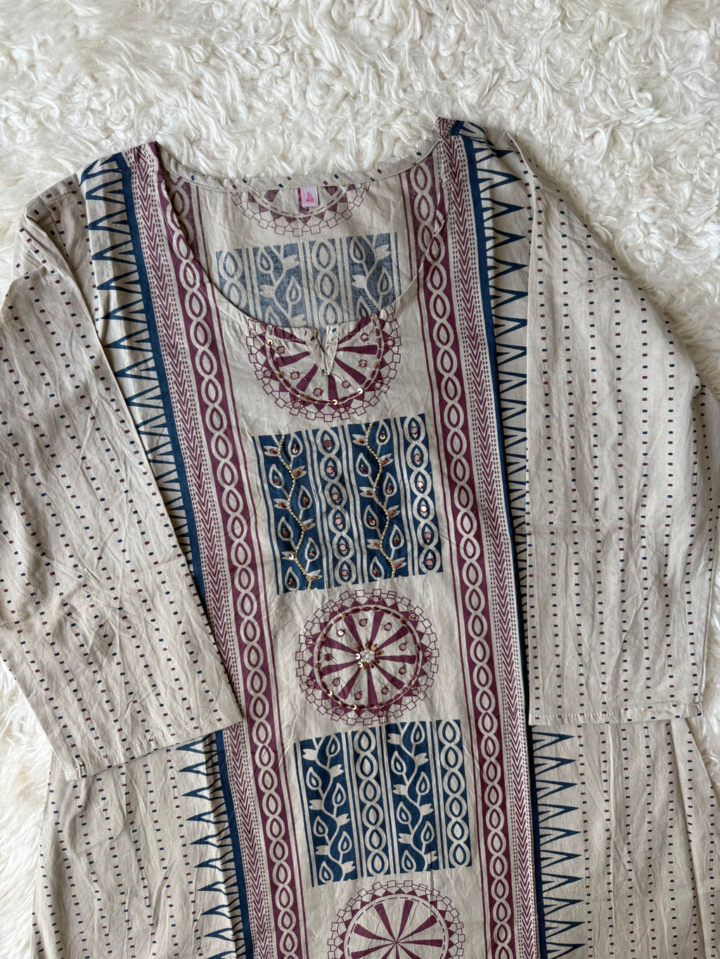 Pure Cotton Kurti Pant Set