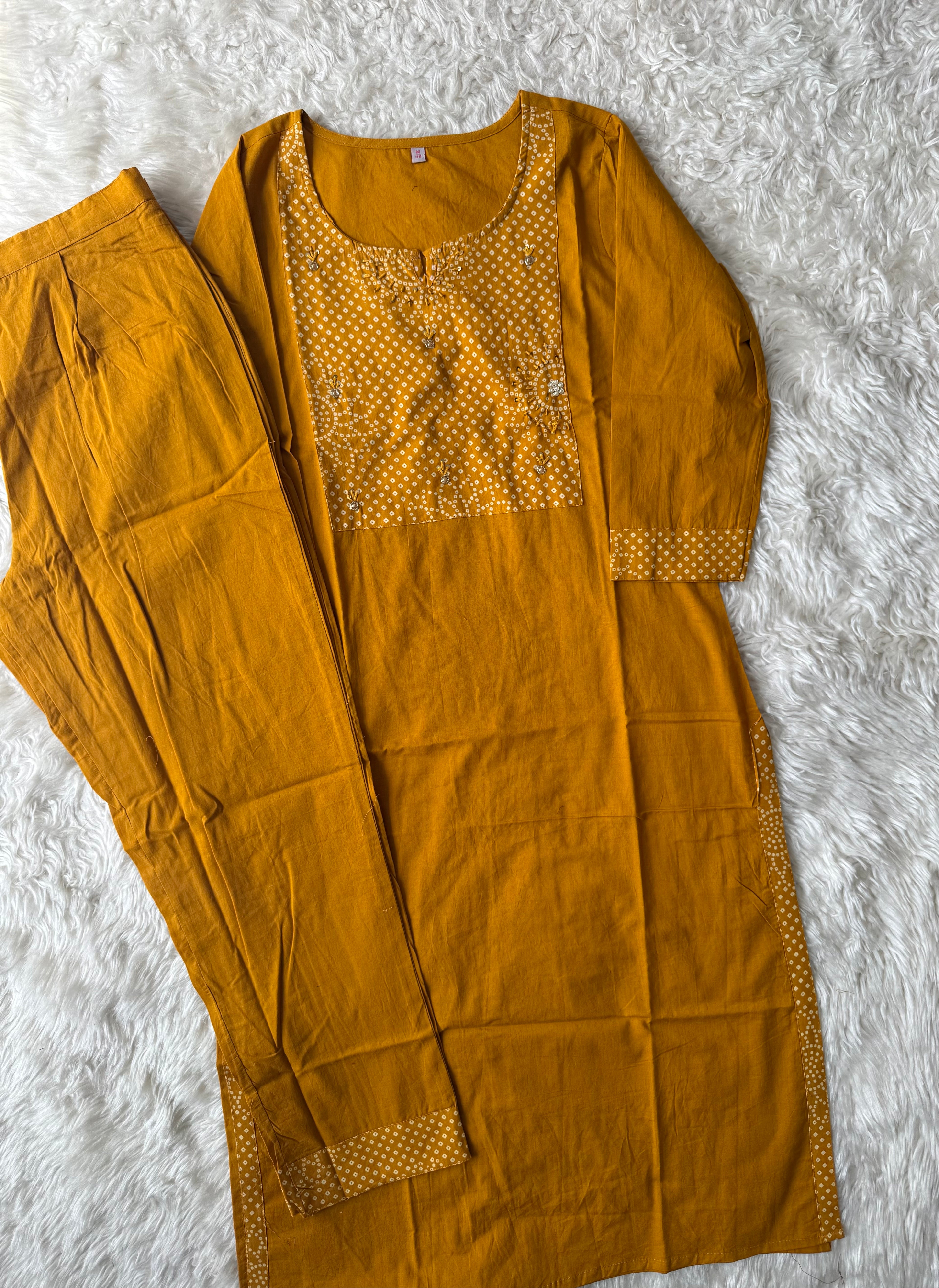 Premium Cotton Kurti Pant Set