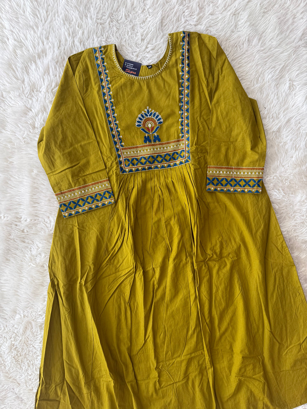 Premium Cotton FLARE Kurti Plazo Dupatta Set