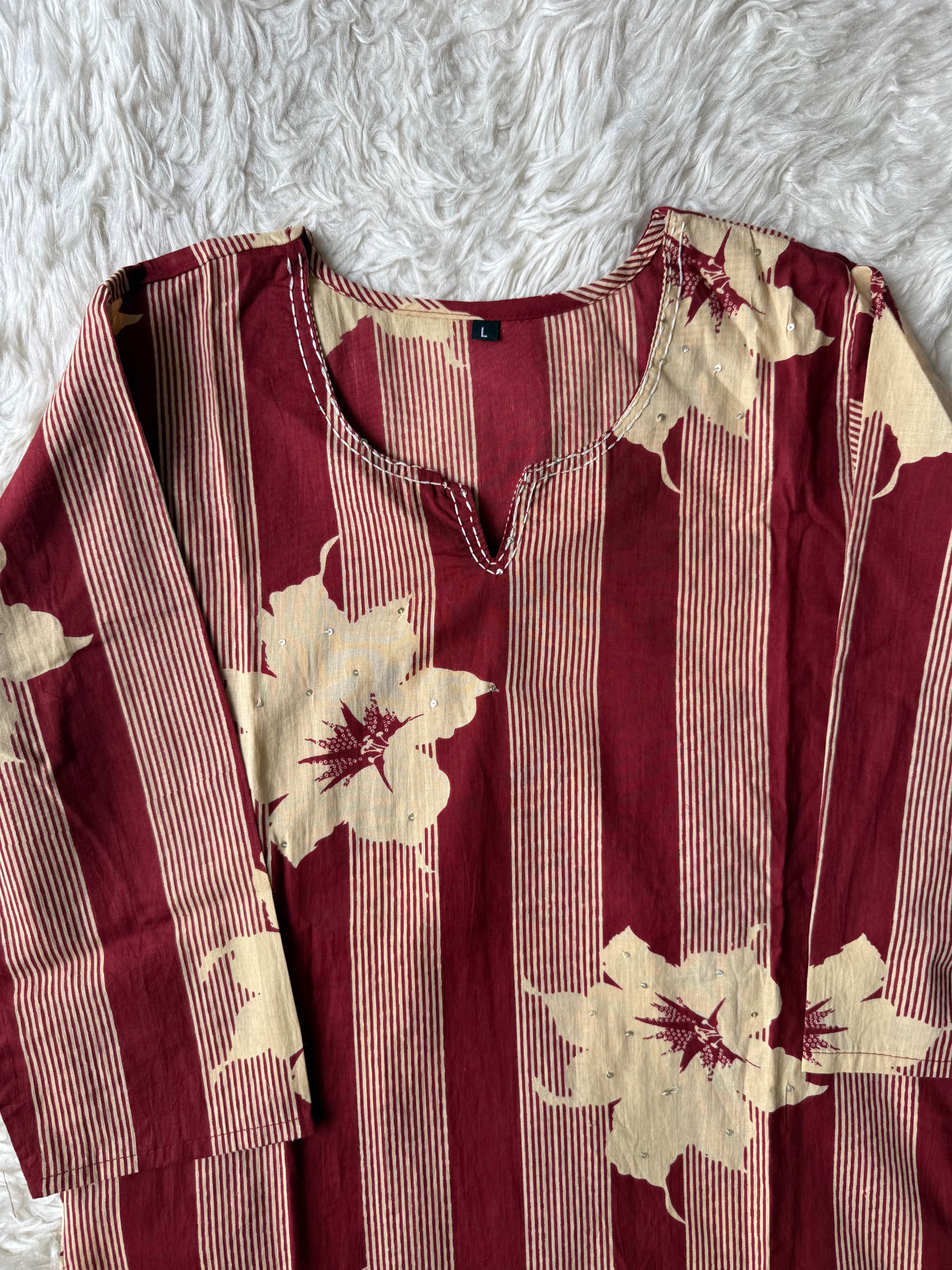 Budget Friendly Kurti Pant Dupatta Set