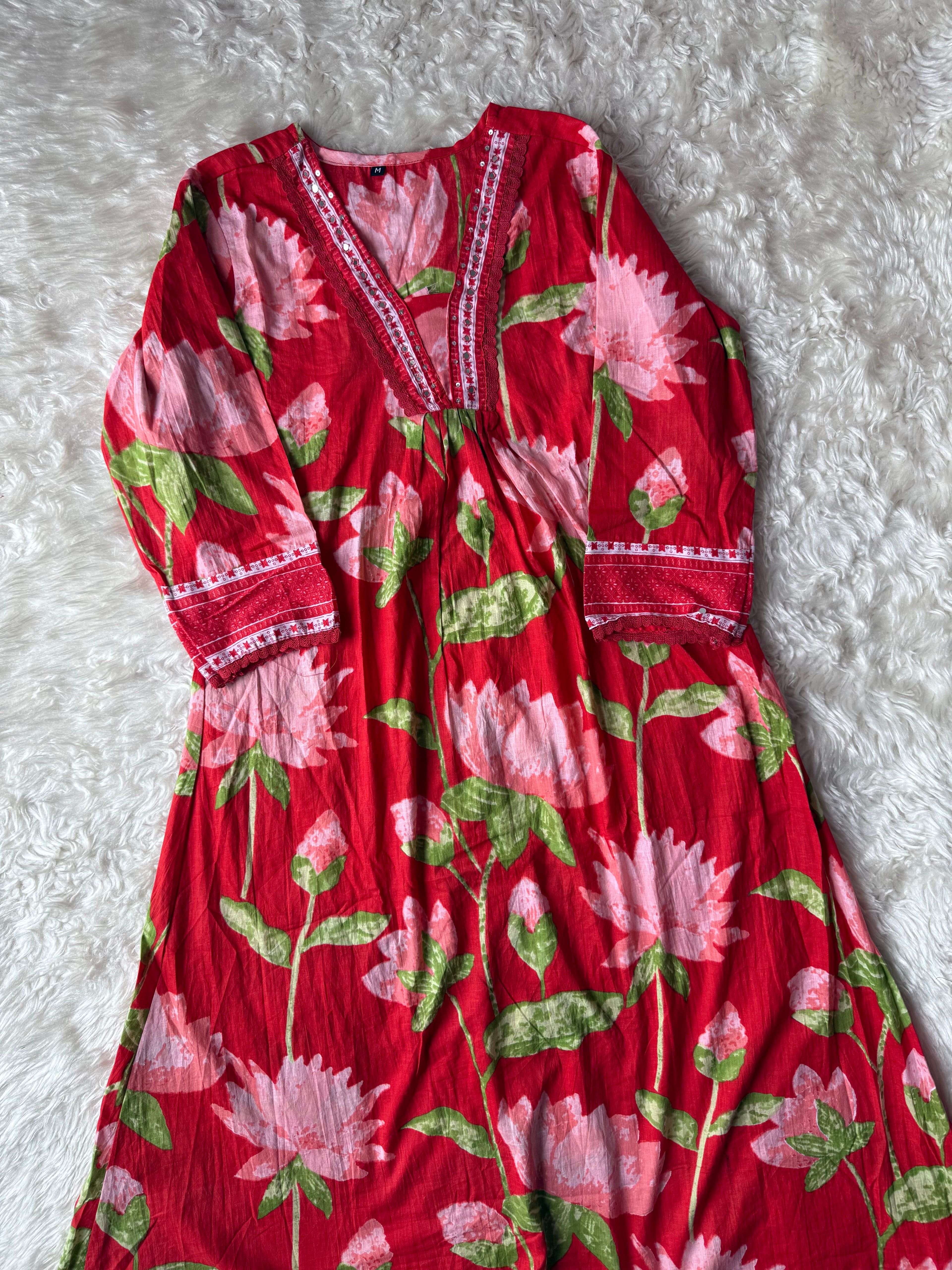 Budget Friendly FLARE Kurti Pant Dupatta Set