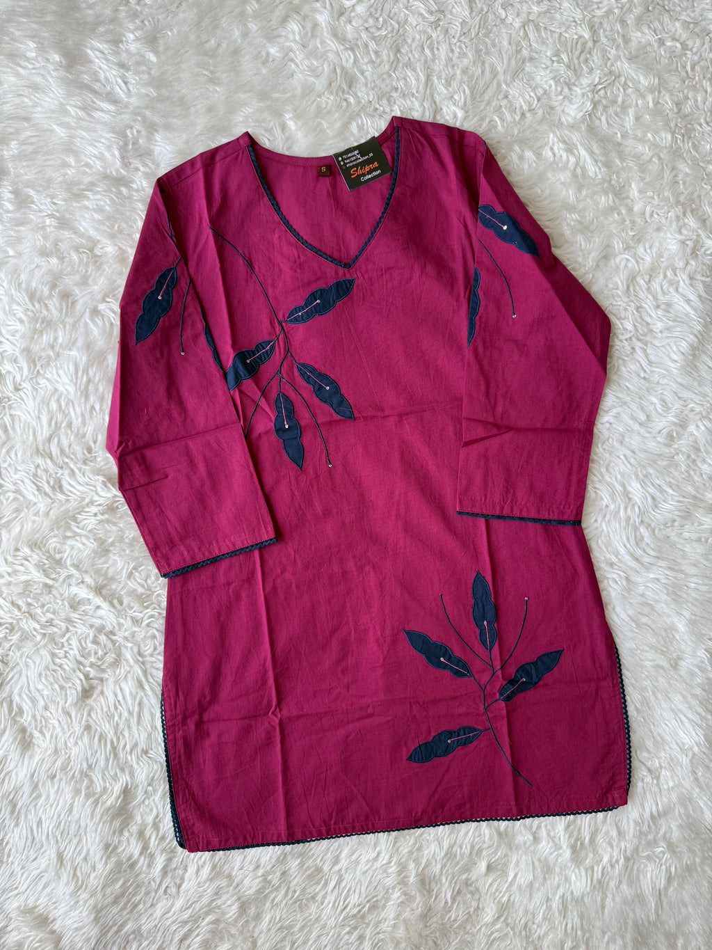 Breathable Cotton Aplique Work Co-ord Set