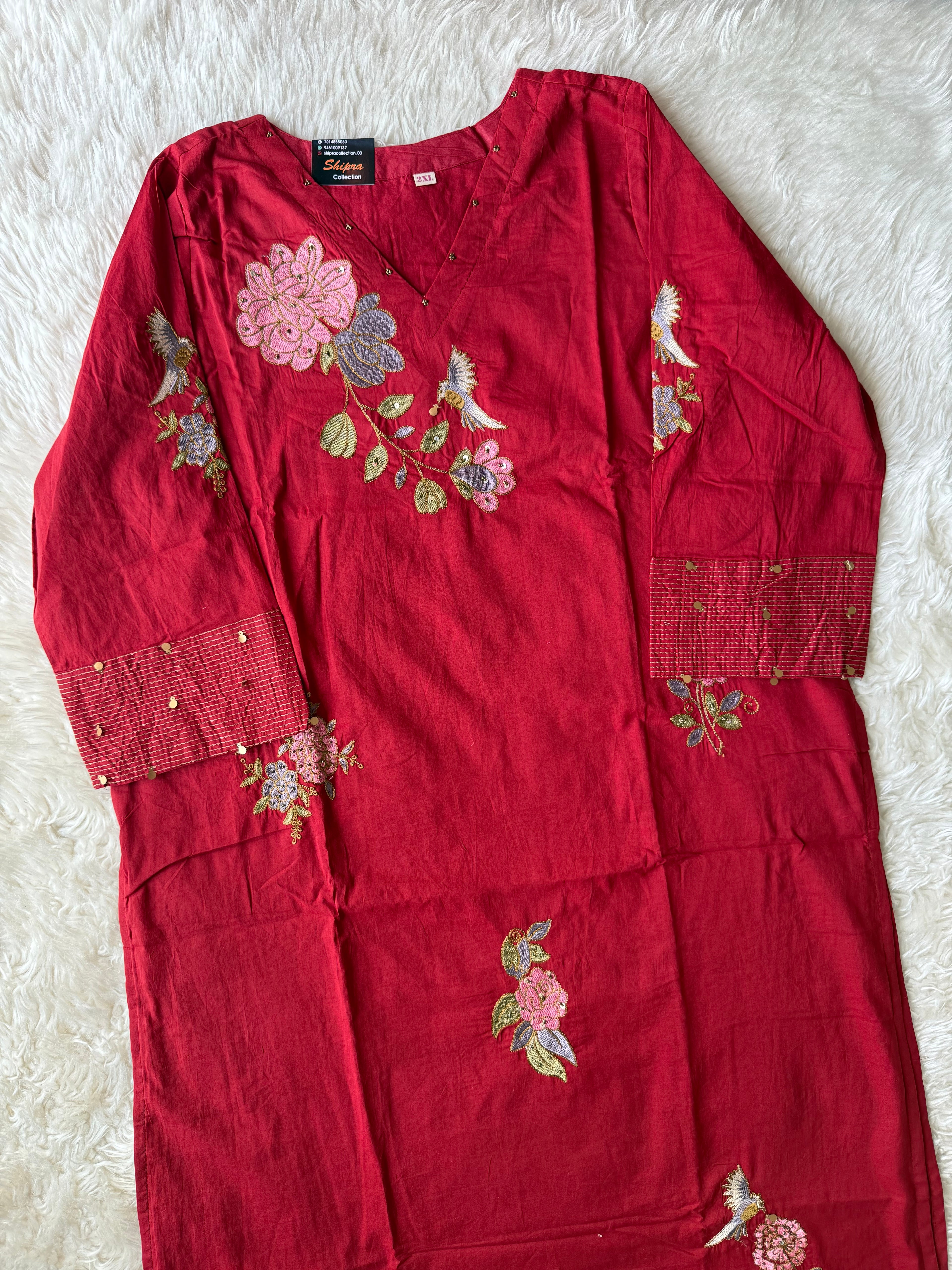 Premium Mul Cotton Thread Work Collection