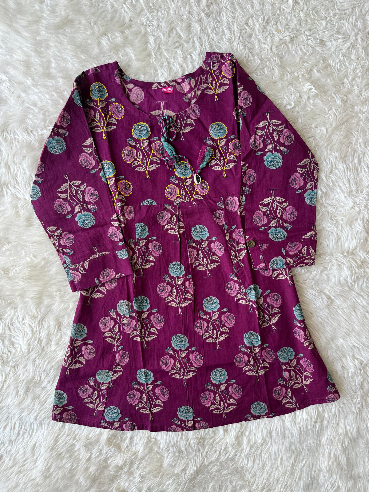 Breathable Cotton Patch Work Co-ord Set