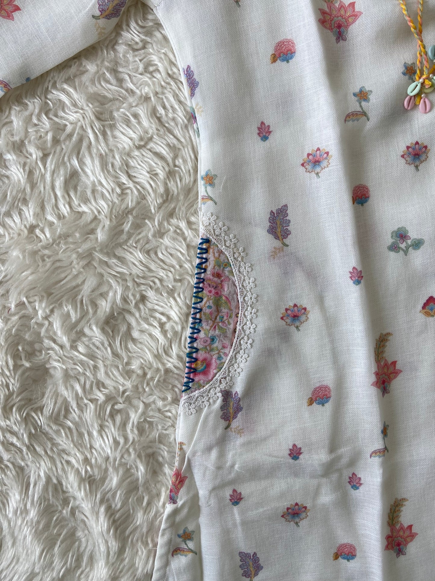 Linen Kurti Pant Dupatta Set