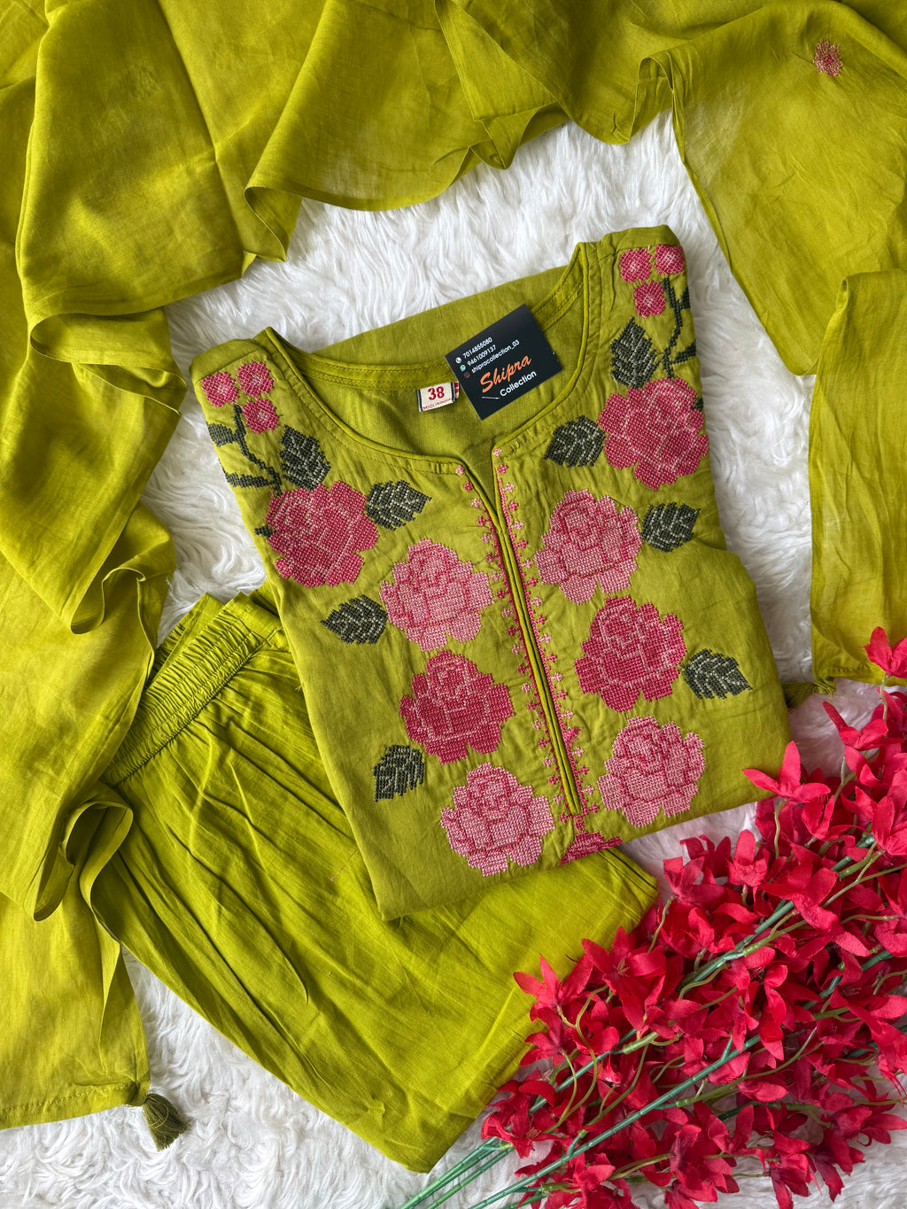 Premium Cotton Thread Work Collection