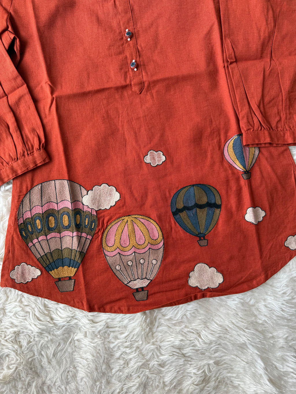 “Plus Size” Khadi Cotton Short Kurti