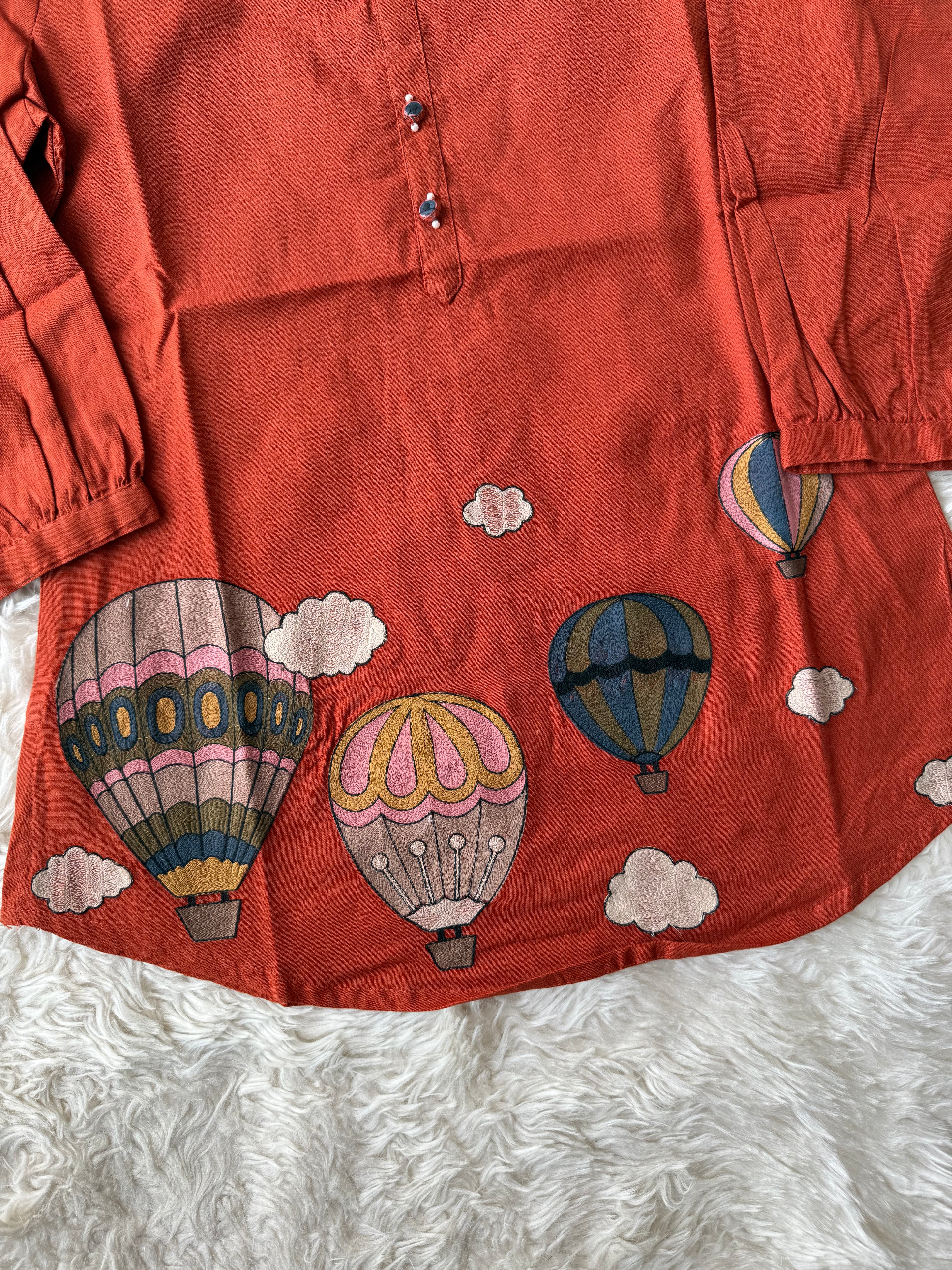 Khadi Cotton Short Kurti