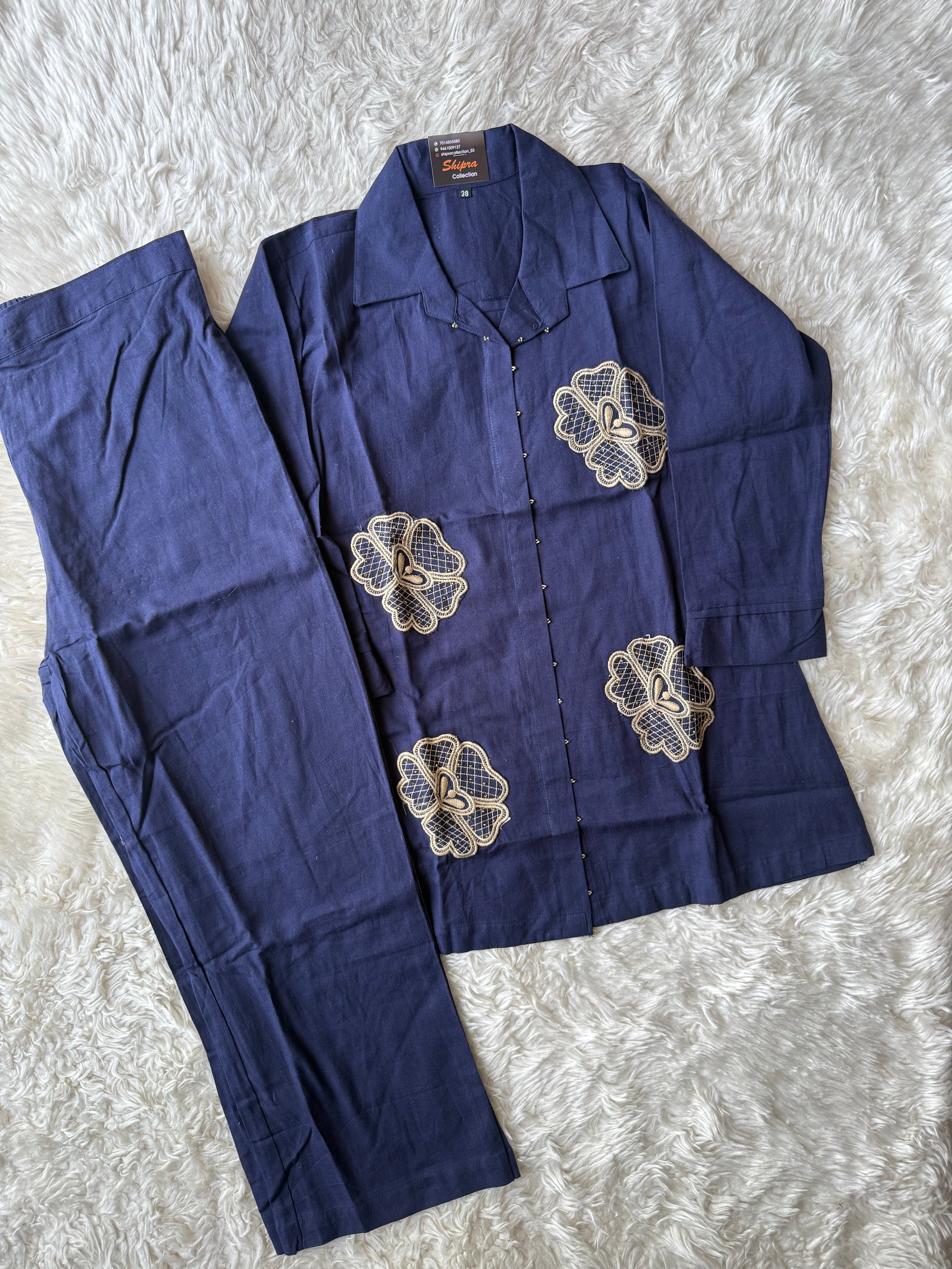 Soft Khadi Cotton Co-ord Set