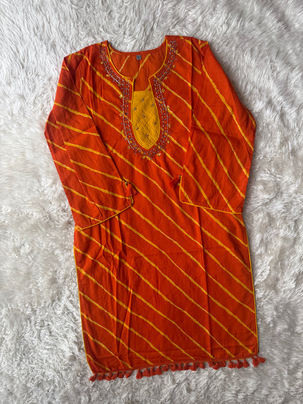 Premium Cotton Lehariya Set