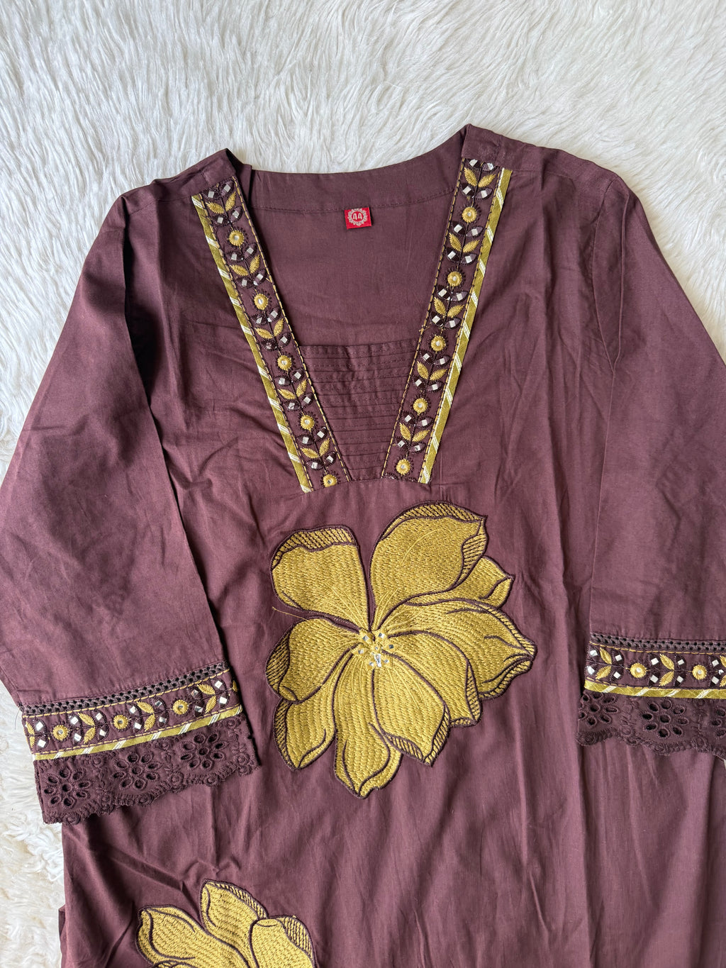 Pure Cotton Kurti Pant Dupatta Set