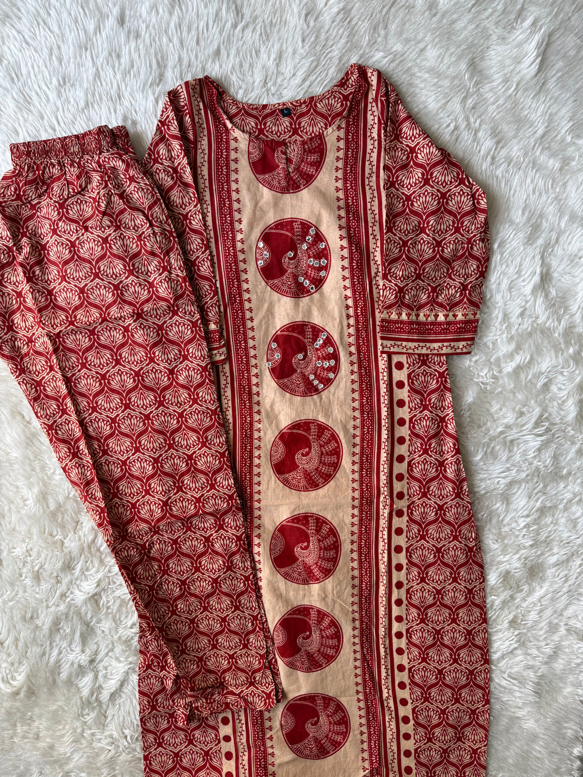 Cotton Kurti Pant Set