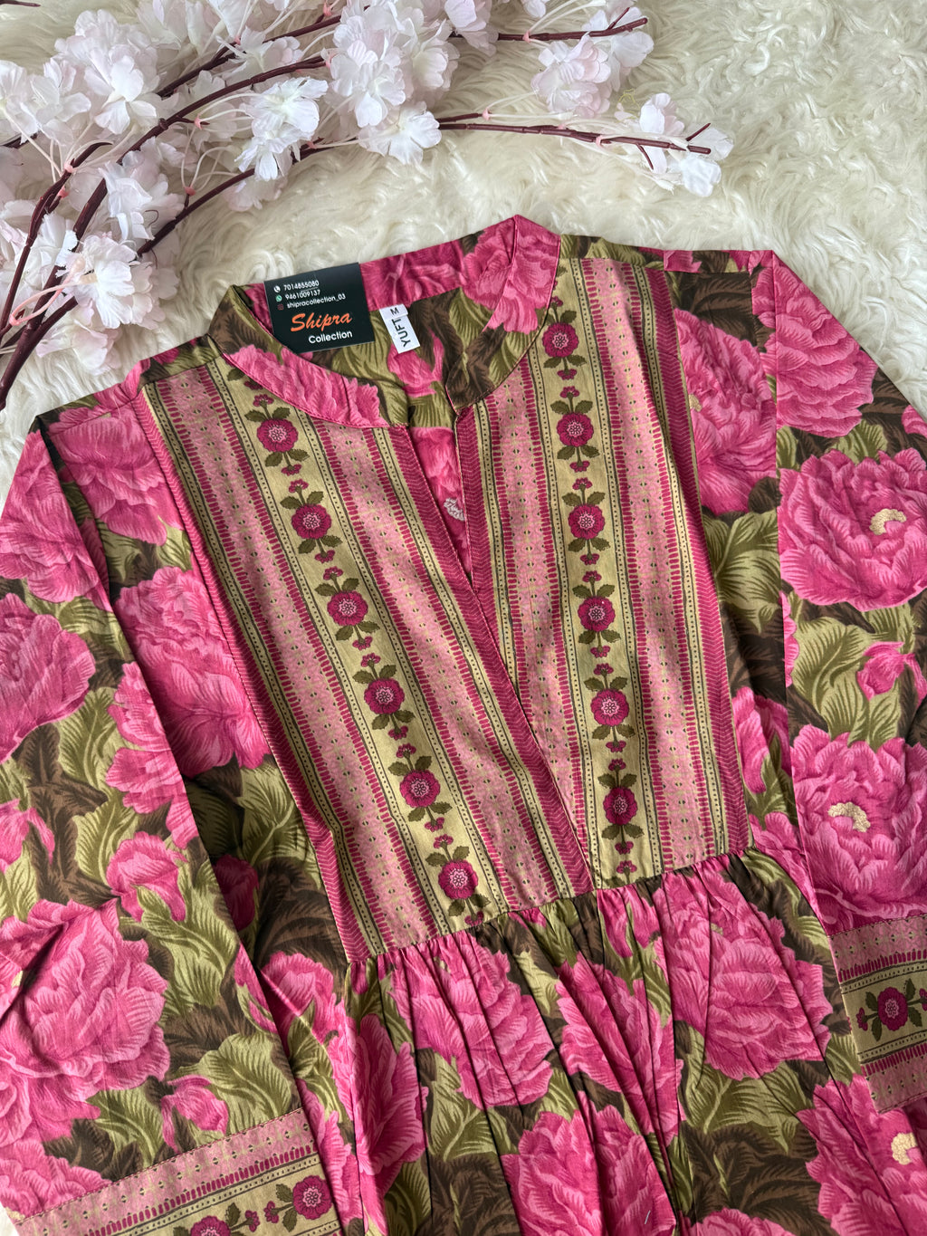 Premium Cotton Peplum Kurti