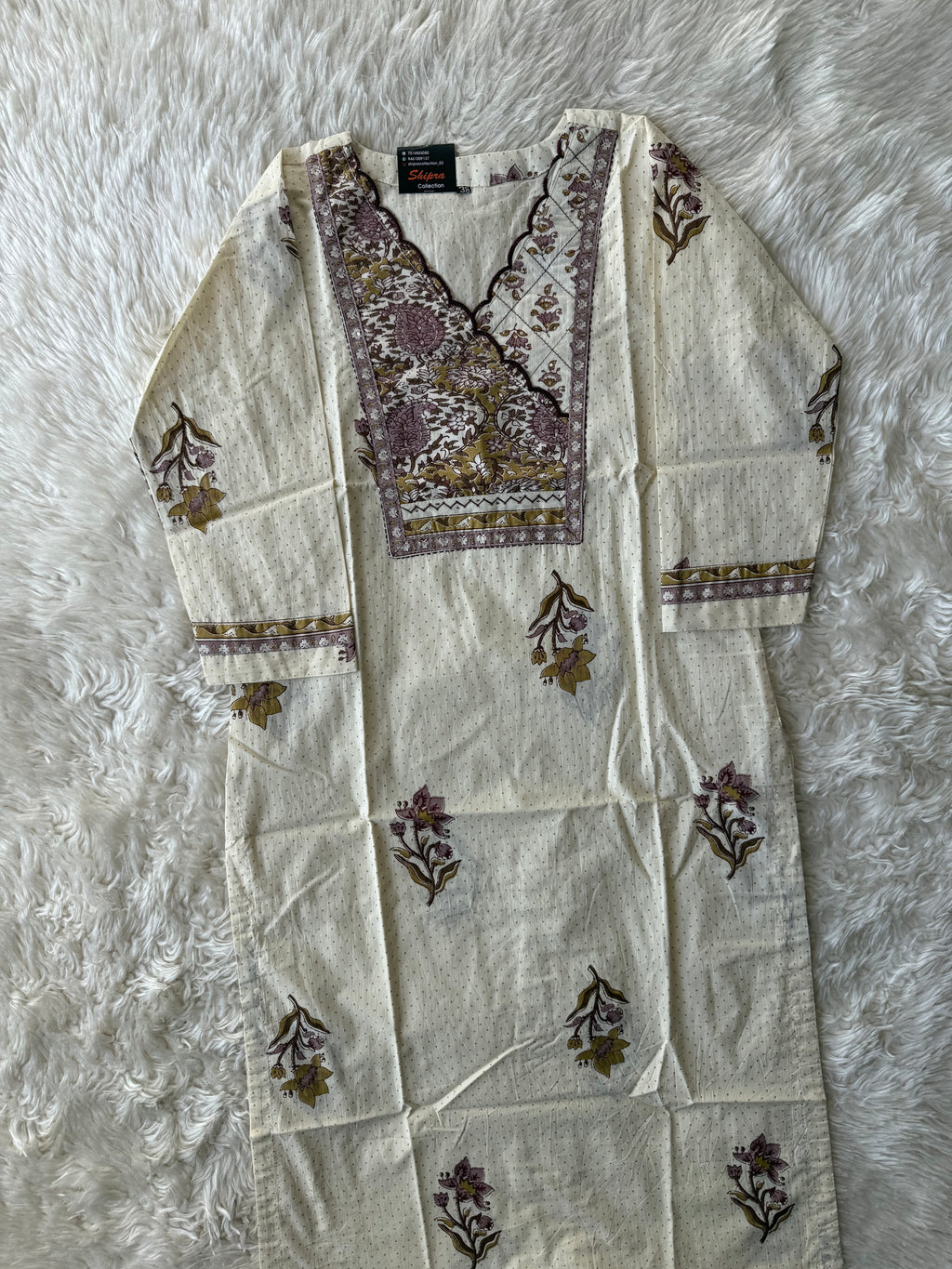 Premium Cotton Kurti Pant Dupatta Set