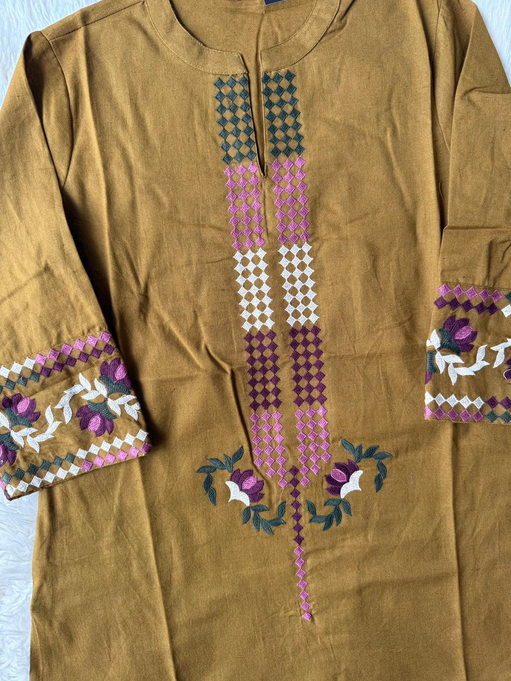 Khadi Cotton Short Kurti