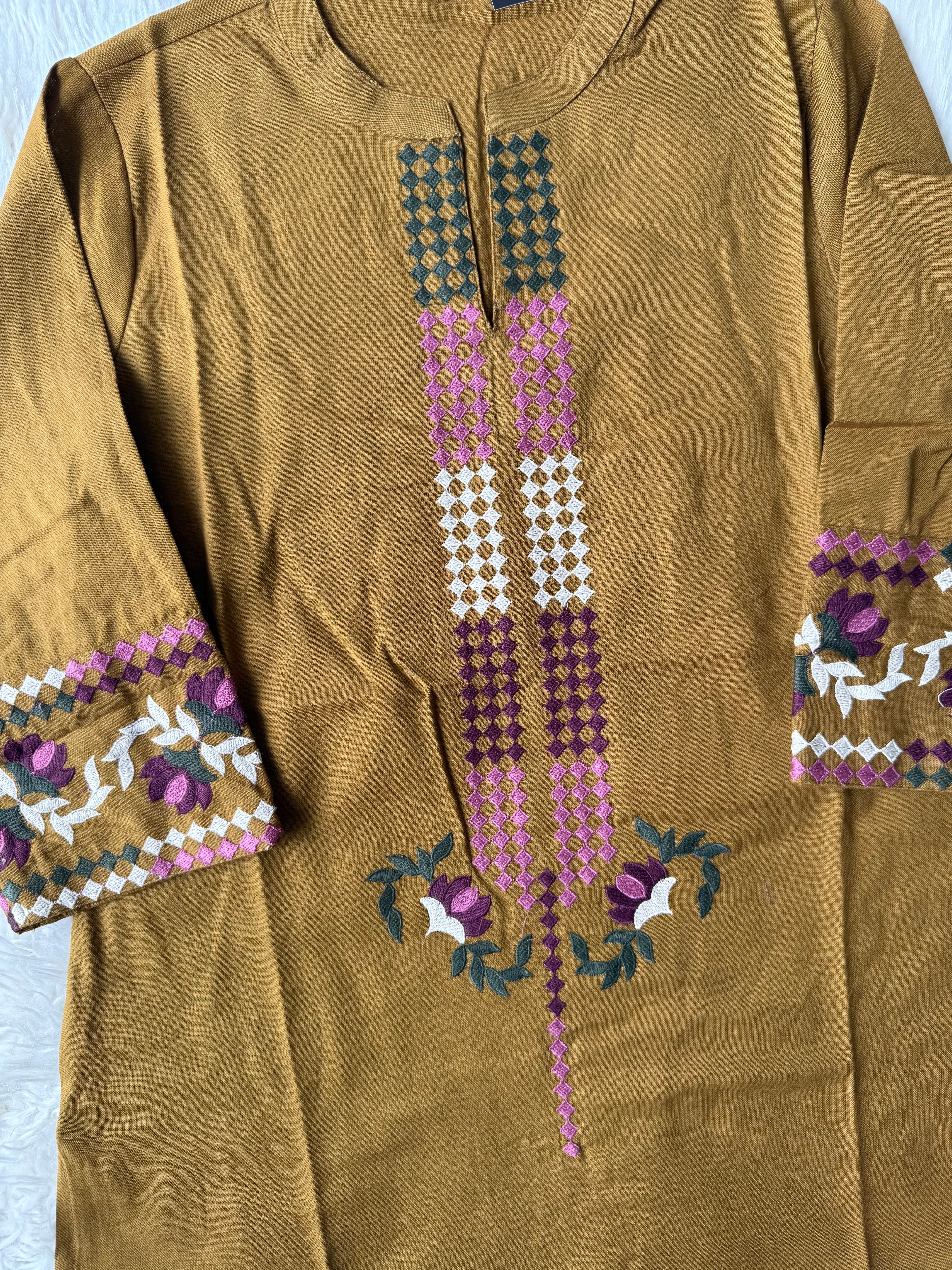 Khadi Cotton Short Kurti