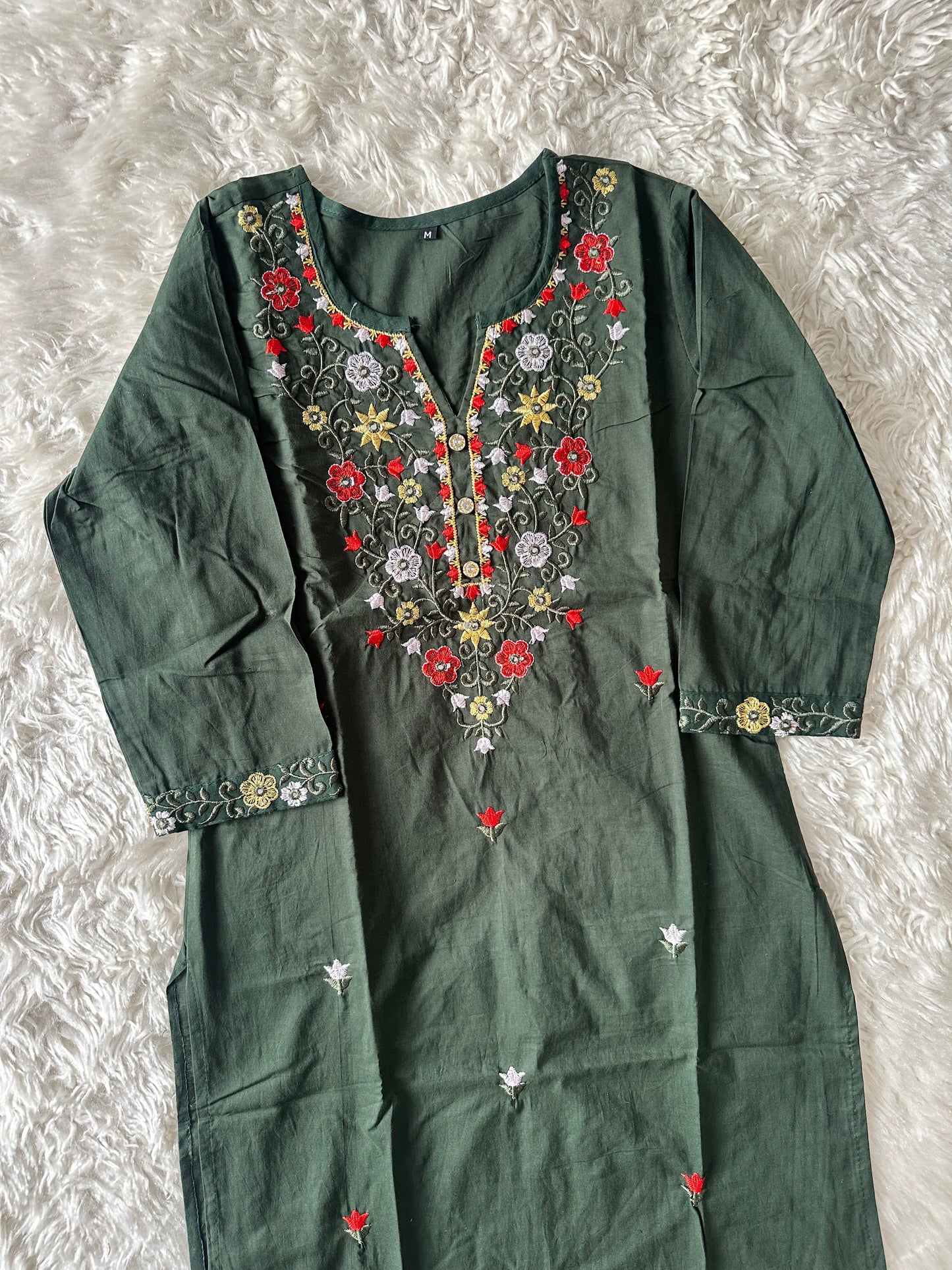 Cotton Kurti Pant Set