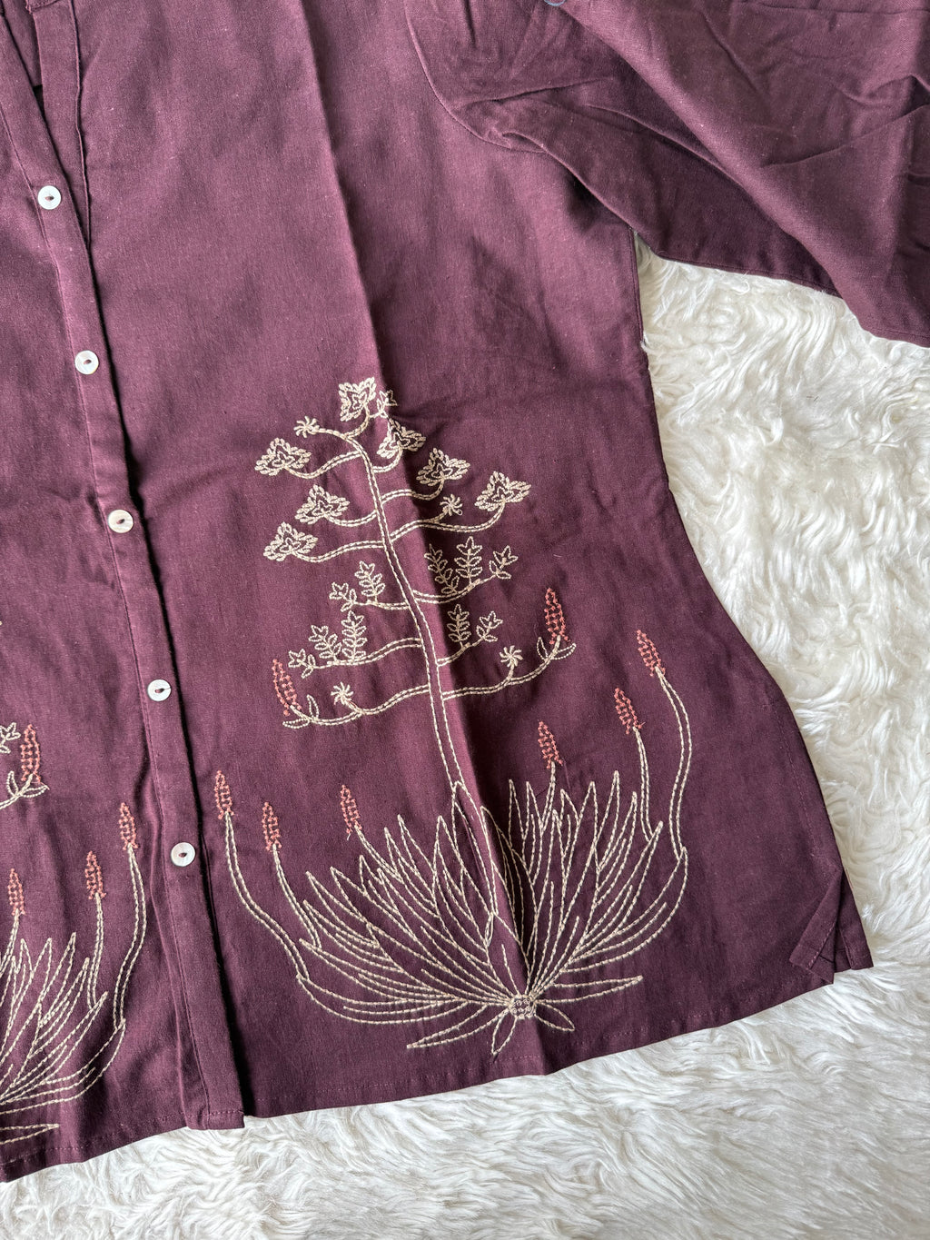 “Plus Size” Khadi Cotton Short Kurti