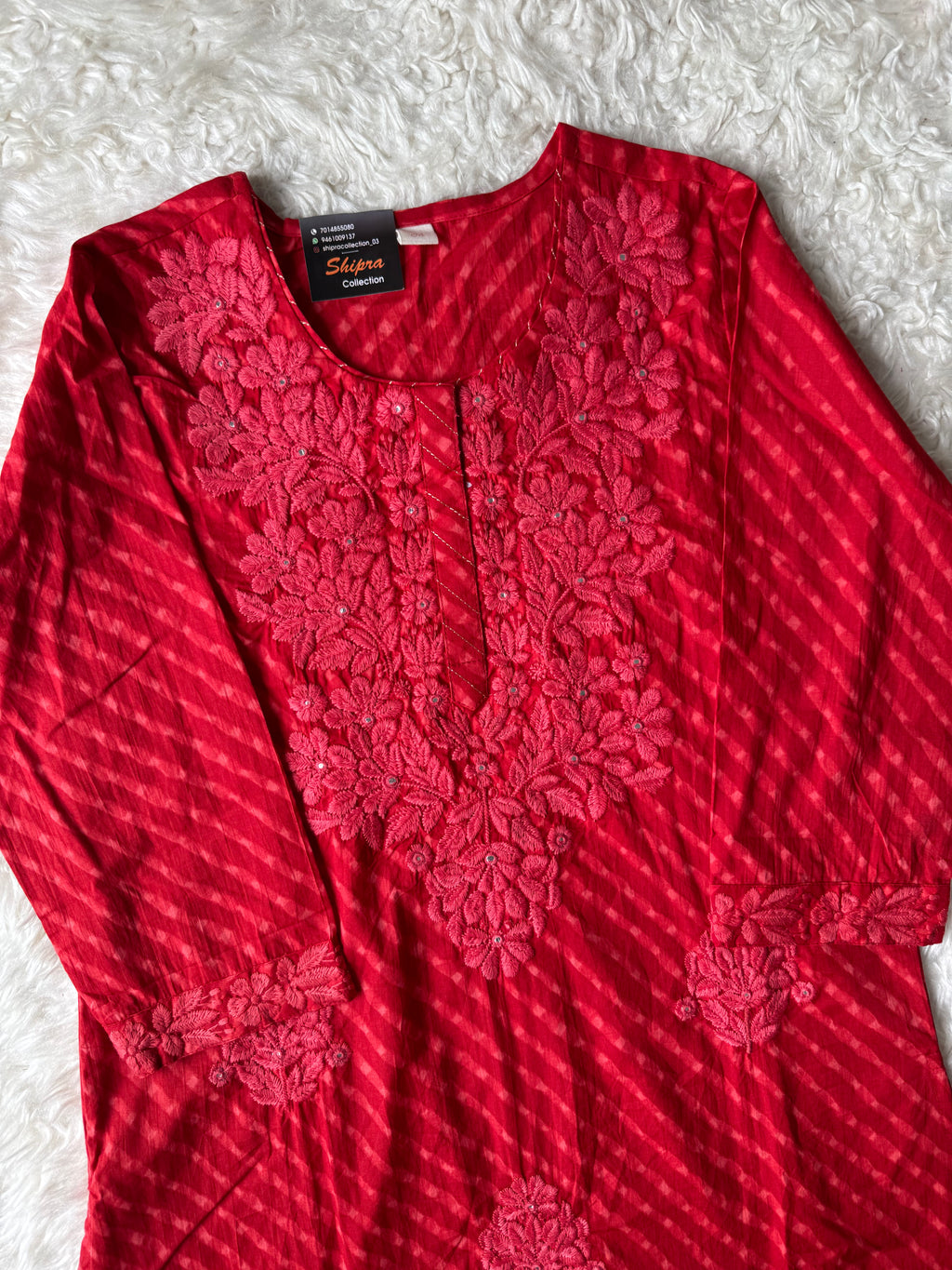 Premium Cotton Lehariya Set