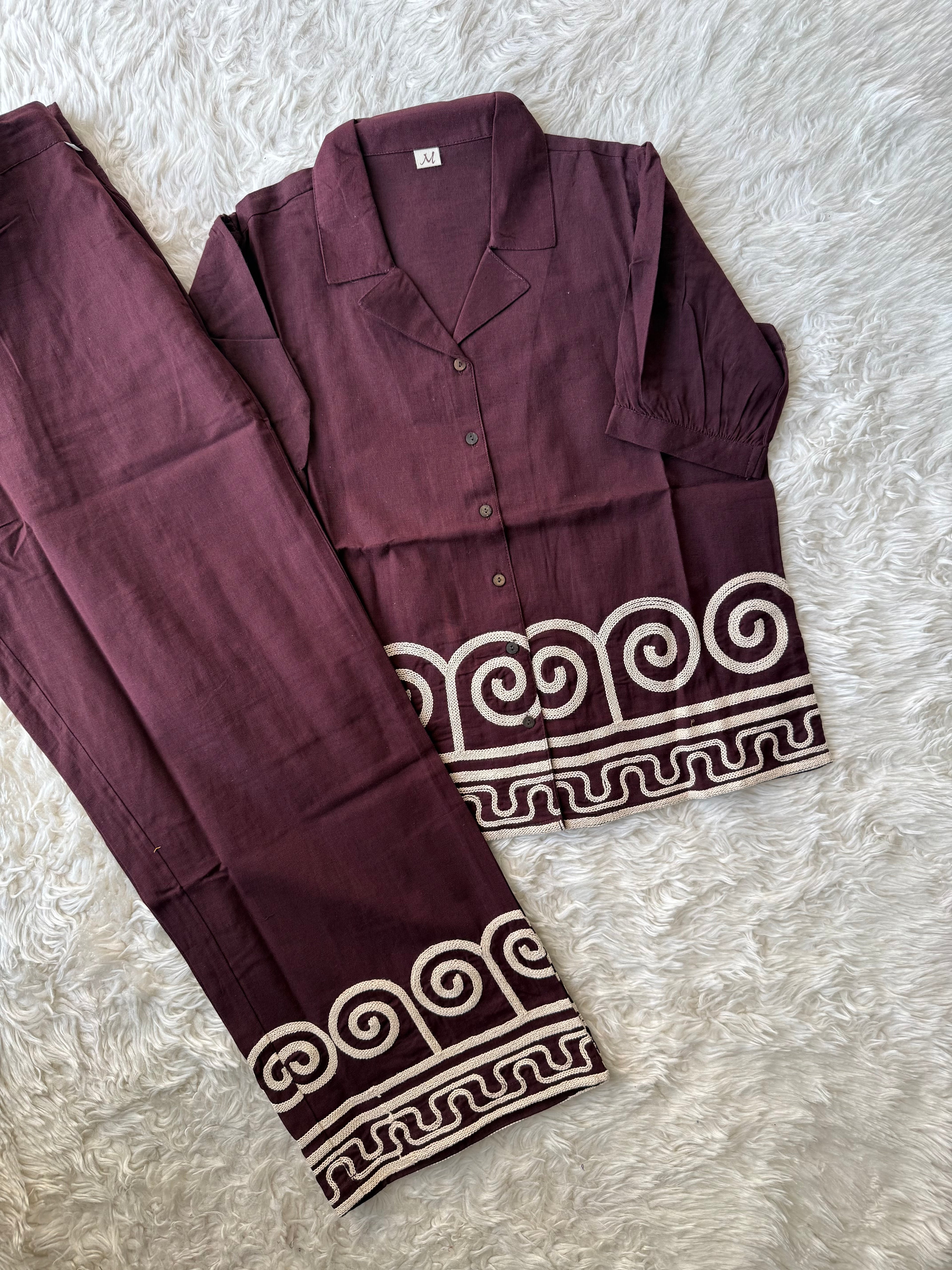 Soft Khadi Cotton Co-ord Set