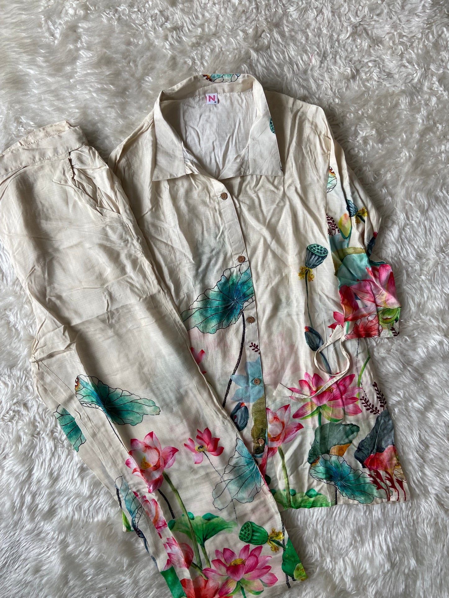 Muslin Silk co-ord Set