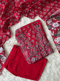 Budget Friendly Kurti Pant Dupatta Set