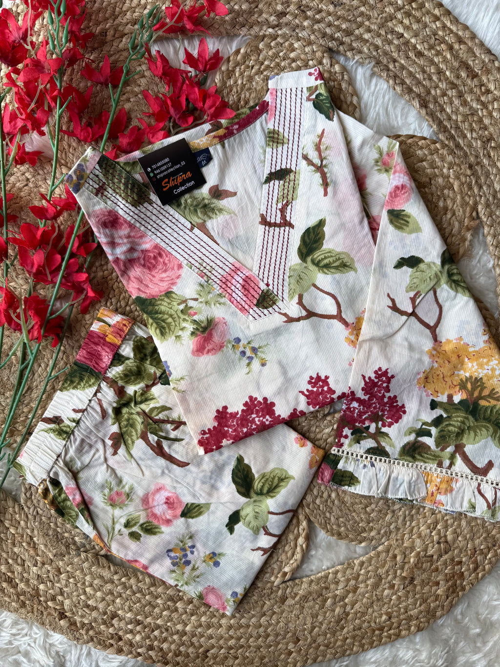 Pure Cotton  Co-ord Set