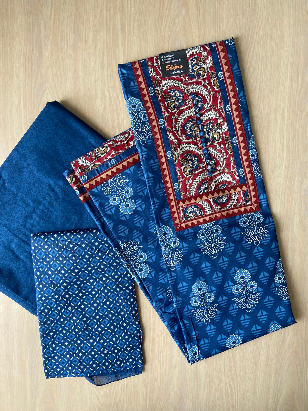 Premium Cotton Unstitched Set