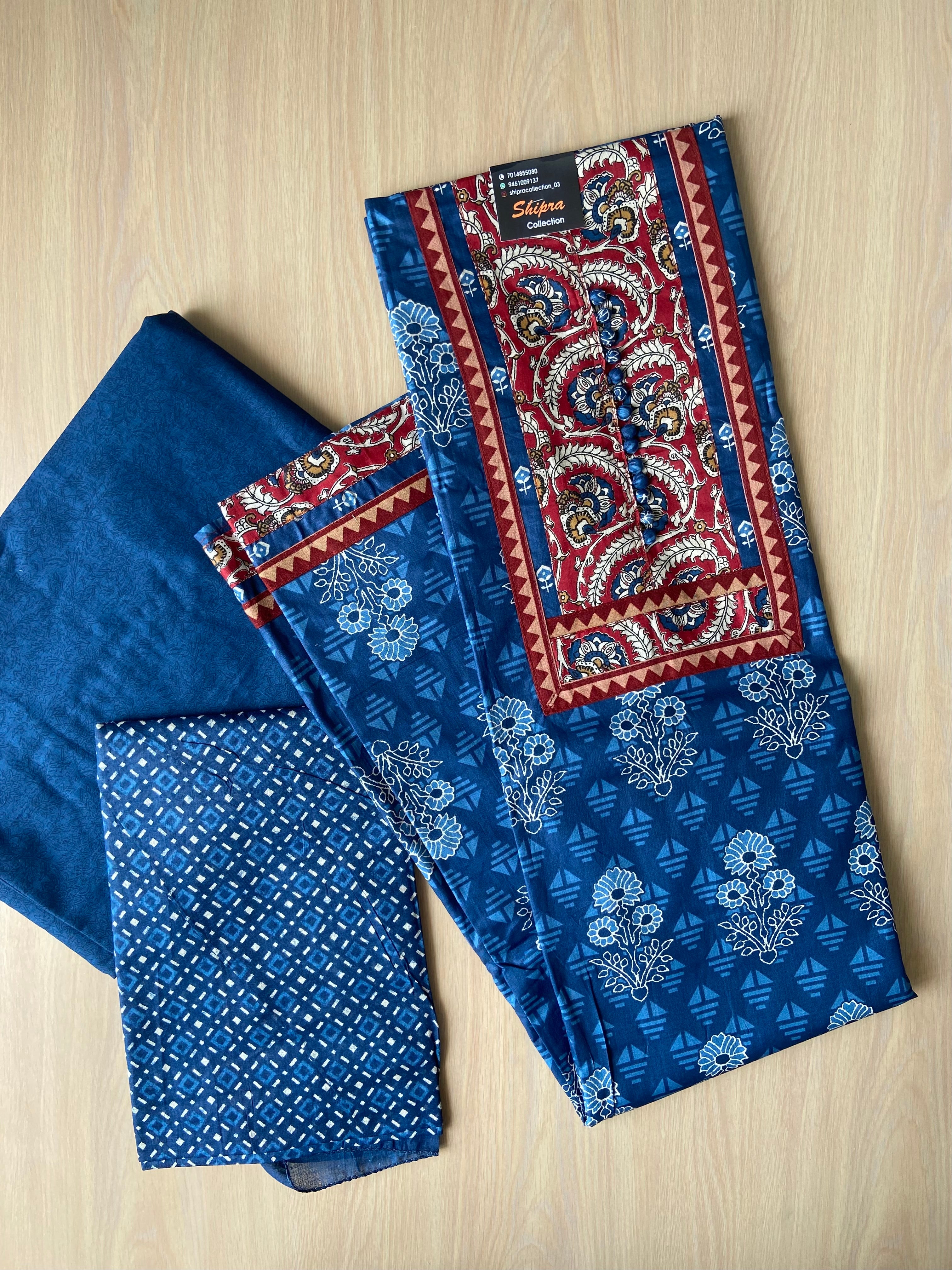 Premium Cotton Unstitched Set