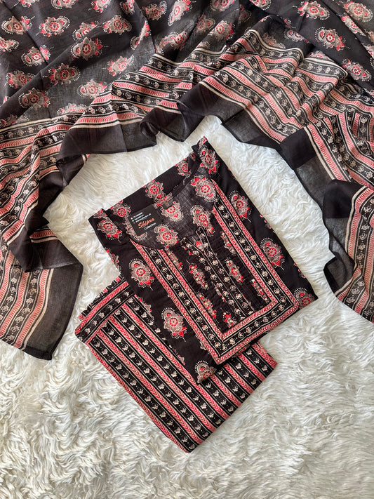 Steal Deal 🚨 Premium Cotton Kurti Pant Dupatta Set