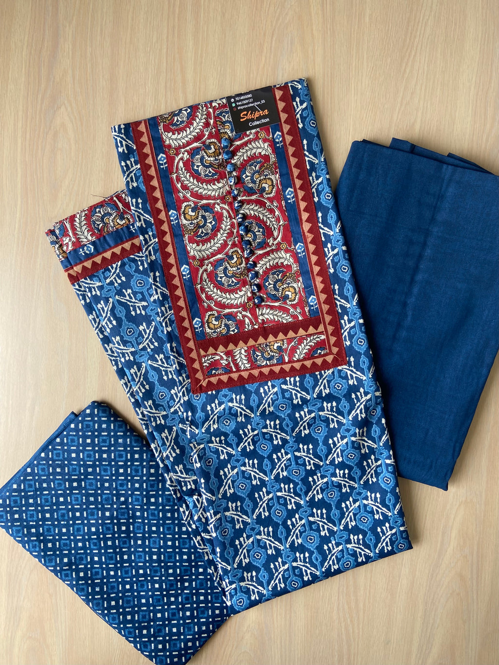 Premium Cotton Unstitched Set