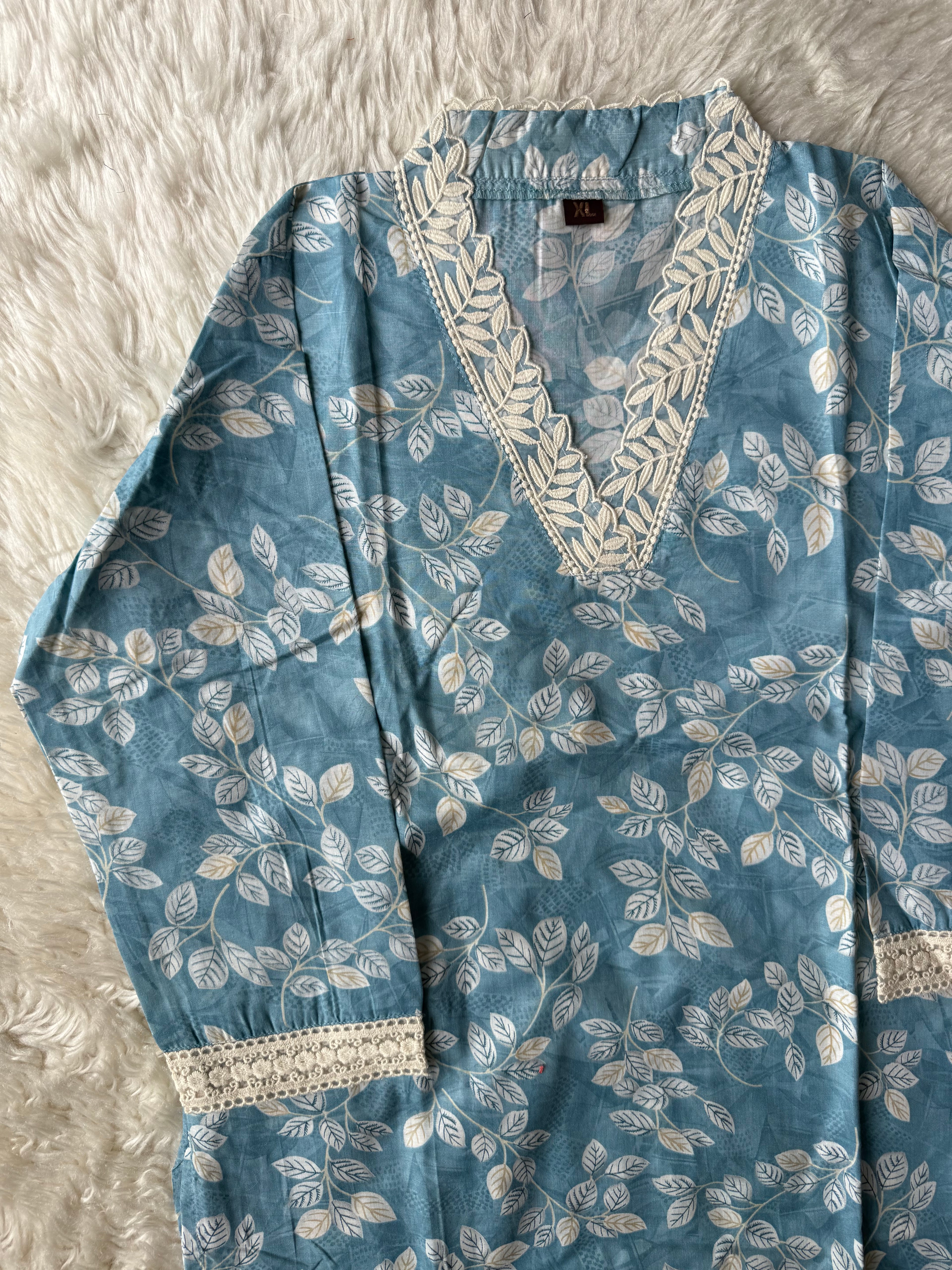 Cotton Kurti Pant Set