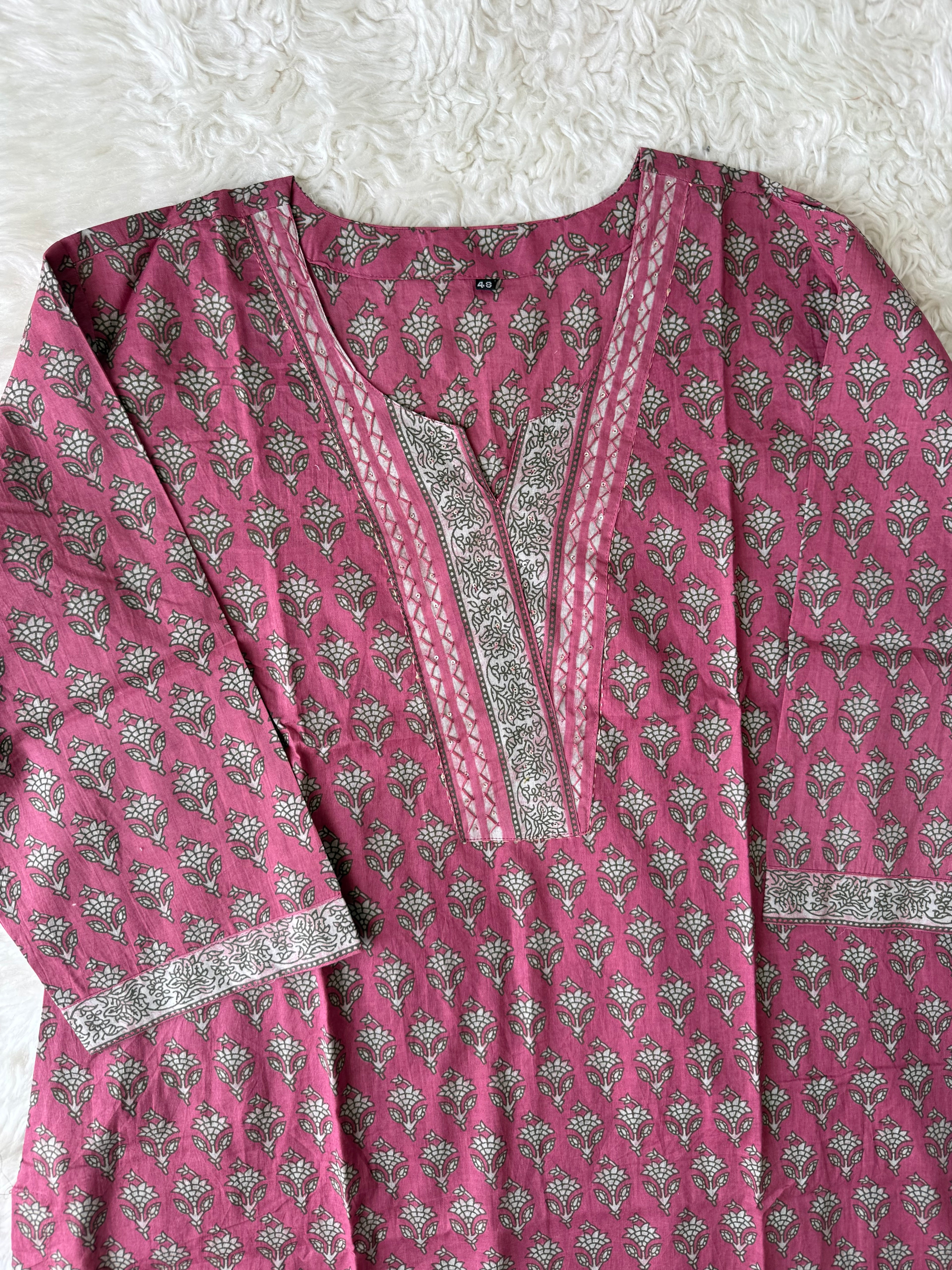 Premium Cotton Kurti Pant Dupatta Set